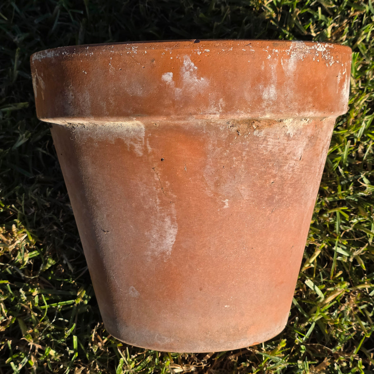 Vtg Italy Terra Cotta Planter Pot 11" Clay Earthenware Flower Decor 27 Tuscan