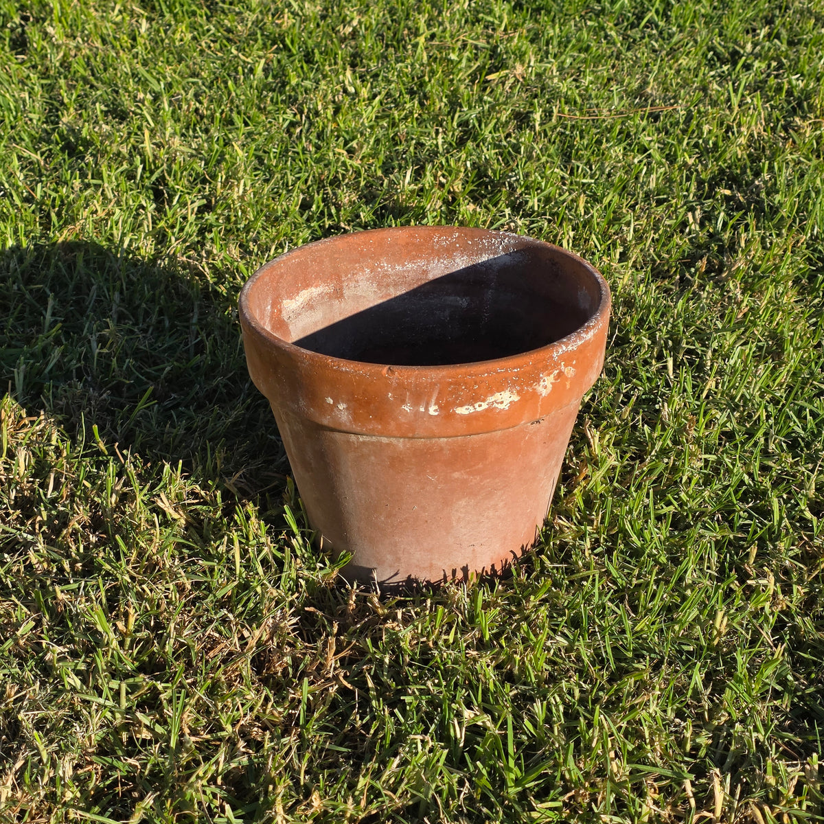 Vtg Italy Terra Cotta Planter Pot 11" Clay Earthenware Flower Decor 27 Tuscan