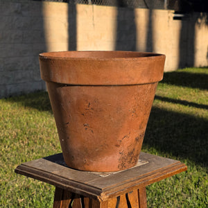 Vtg Italy Terra Cotta Planter Pot 11" Clay Earthenware Flower Decor 27 Tuscan