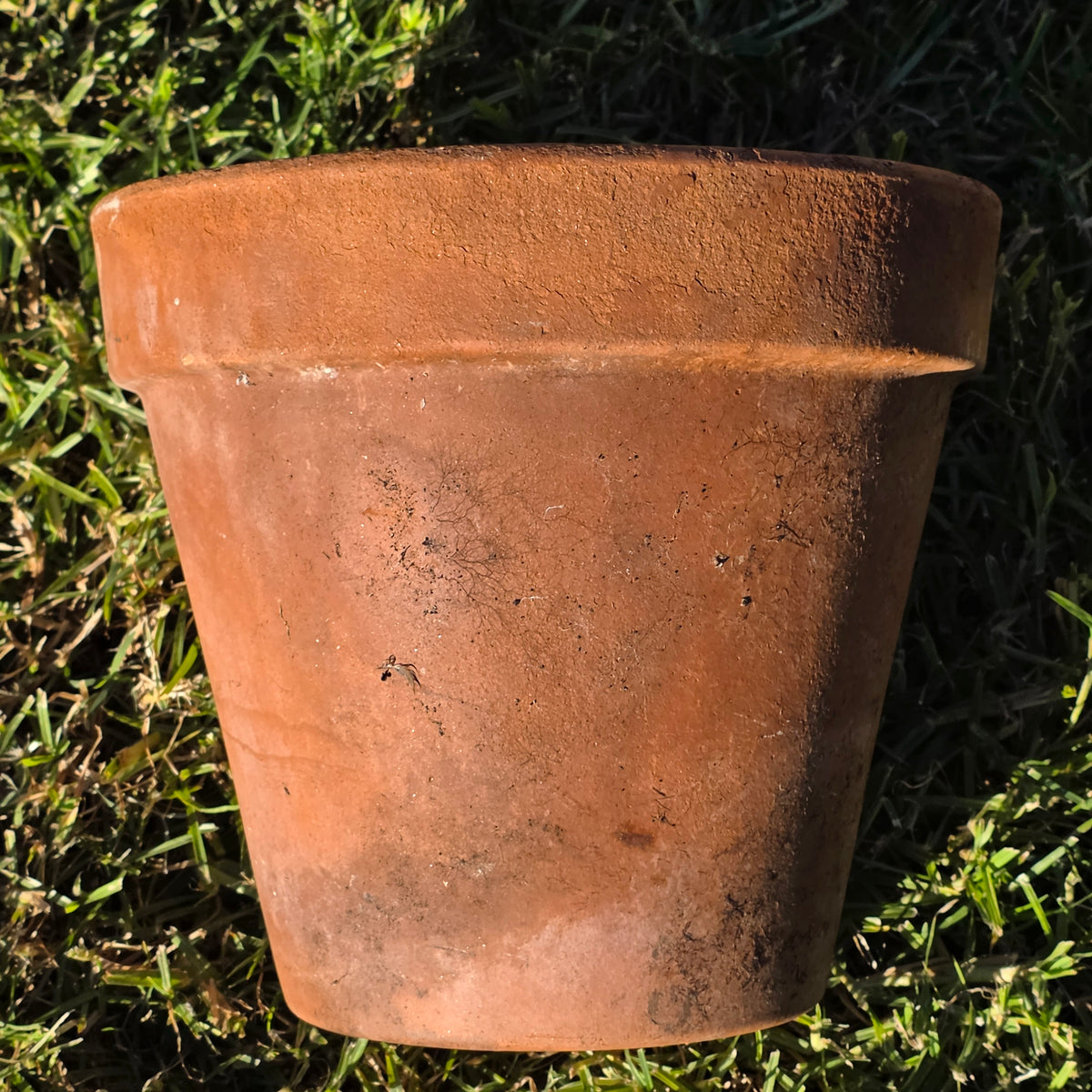 Vtg Italy Terra Cotta Planter Pot 11" Clay Earthenware Flower Decor 27 Tuscan