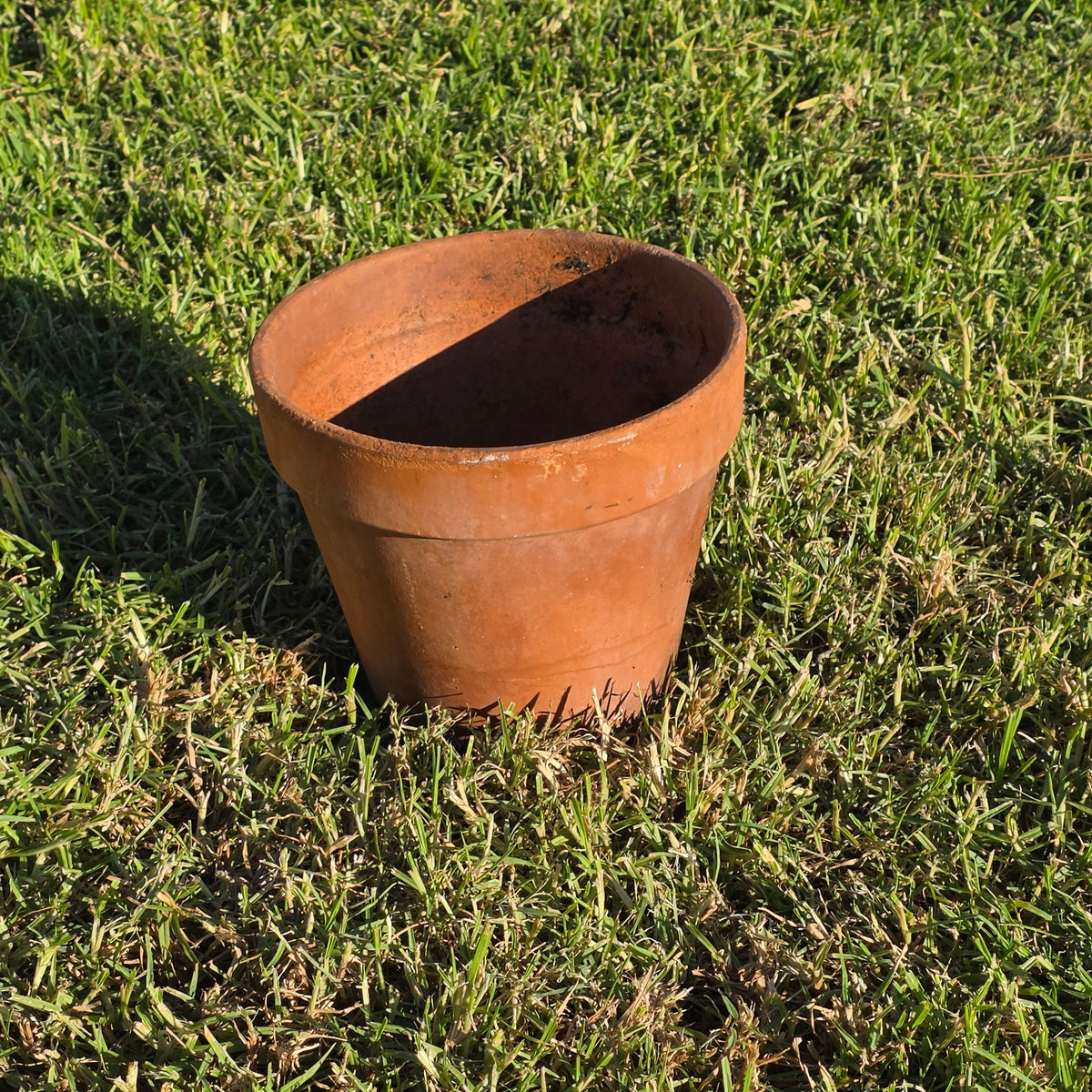 Vtg Italy Terra Cotta Planter Pot 11" Clay Earthenware Flower Decor 27 Tuscan