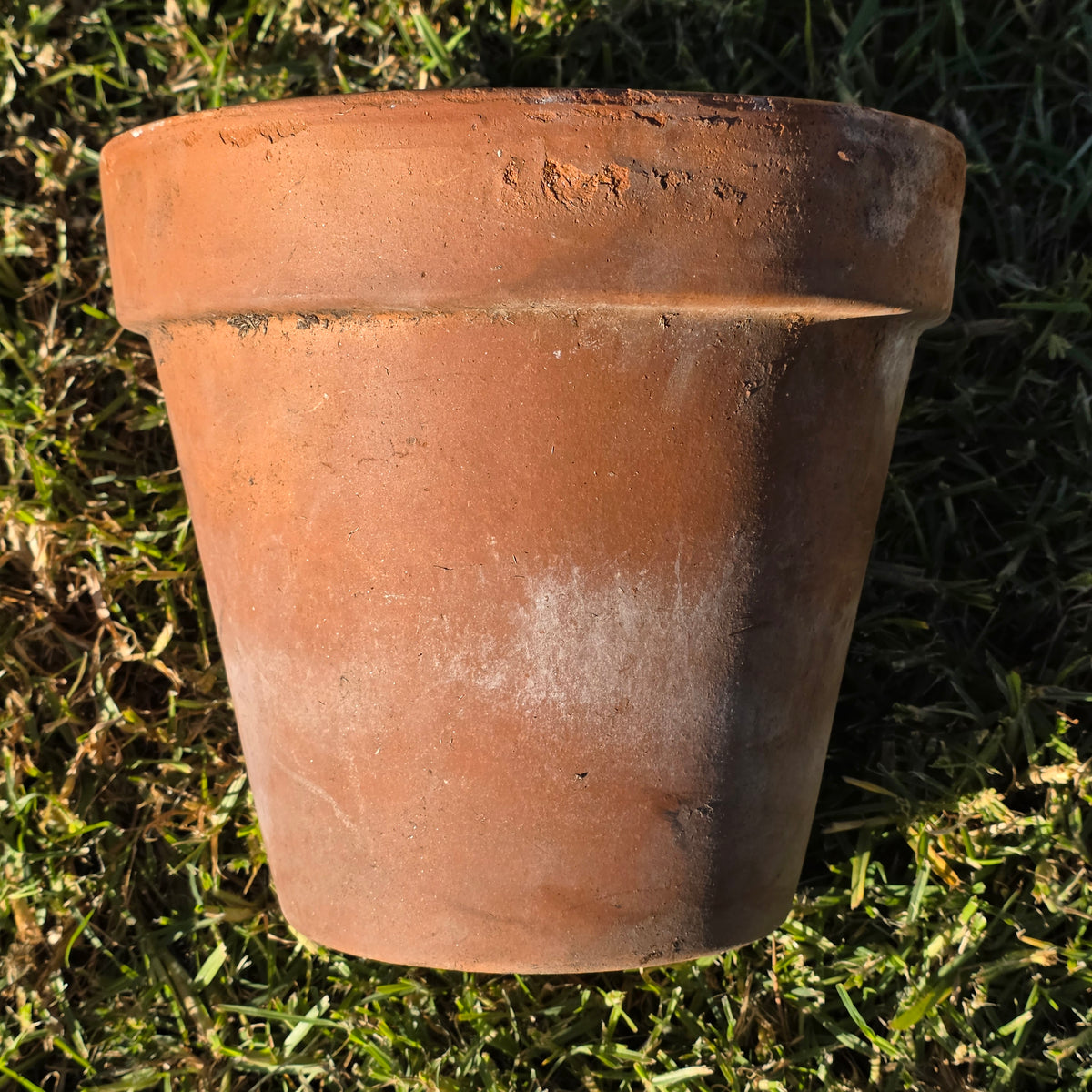 Vtg Italy Terra Cotta Planter Pot 11" Clay Earthenware Flower Decor 27 Tuscan