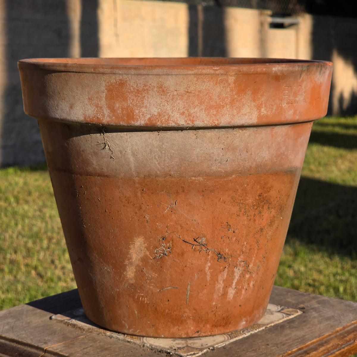 Vintage Euganea Vasi EV 25 Terracotta Plant Pot Made in Italy Clay Planter 10"