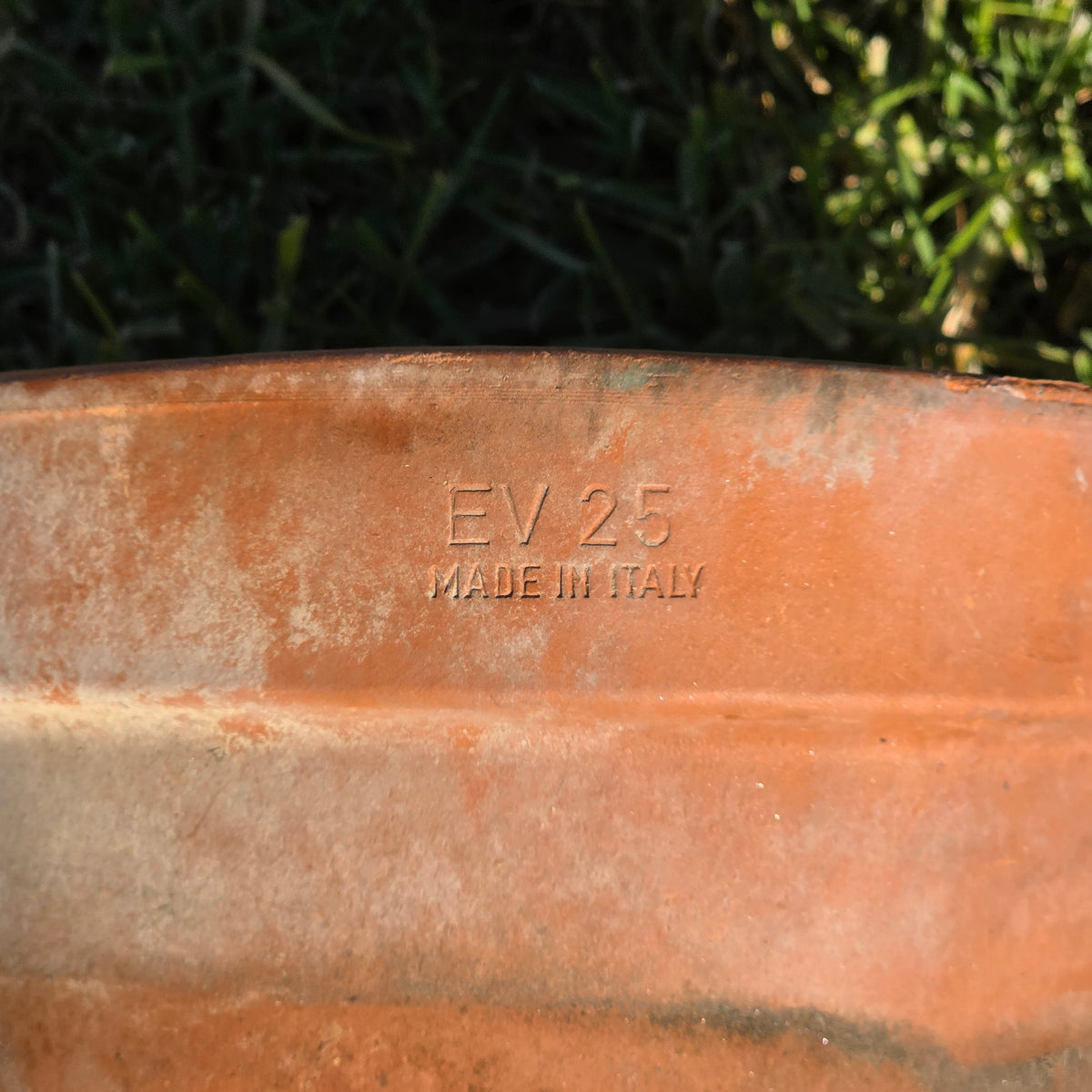 Vintage Euganea Vasi EV 25 Terracotta Plant Pot Made in Italy Clay Planter 10"