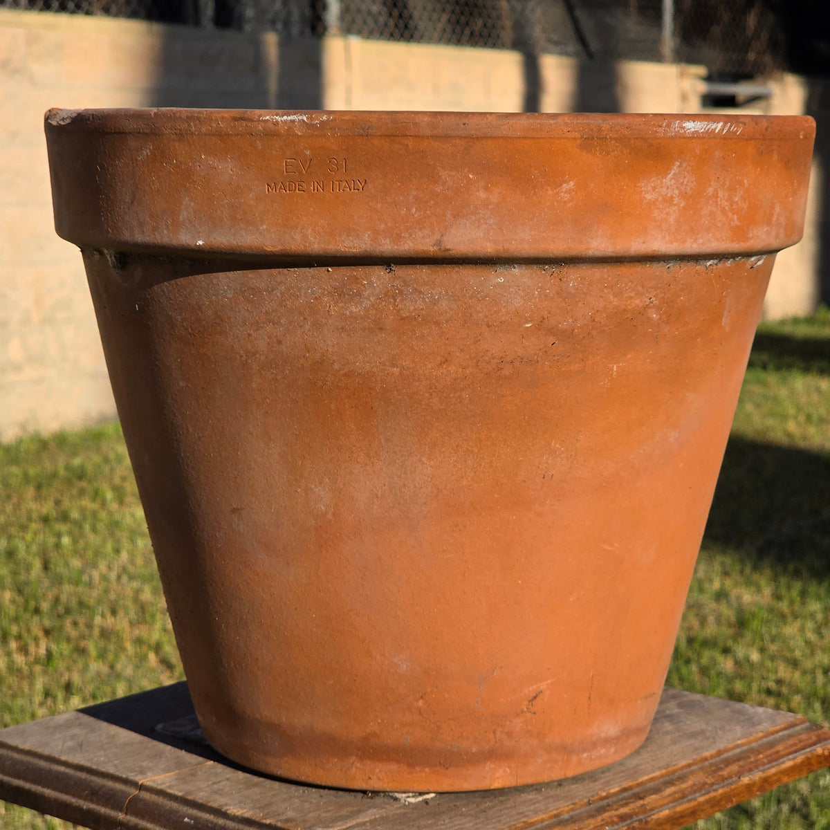 Vtg Euganea Vasi EV 31 Terracotta Plant Pot Italy Clay Planter Extra Large 12"