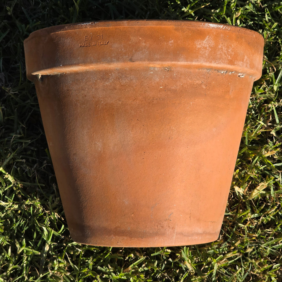 Vtg Euganea Vasi EV 31 Terracotta Plant Pot Italy Clay Planter Extra Large 12"