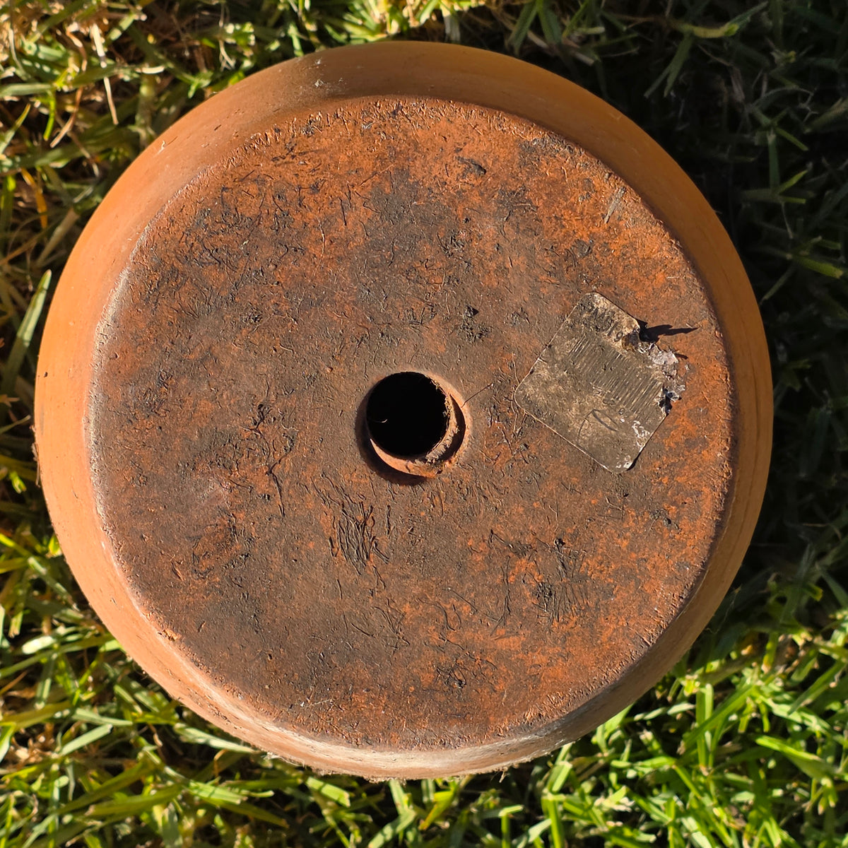 Vintage PMDI Terracotta Pot Pottery Mfg Mexico Heavy Clay Flower Planter 9"