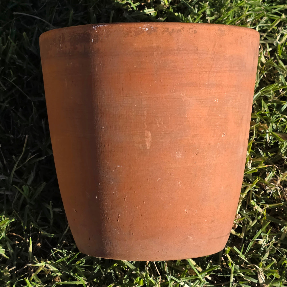 Vintage PMDI Terracotta Pot Pottery Mfg Mexico Heavy Clay Flower Planter 9"