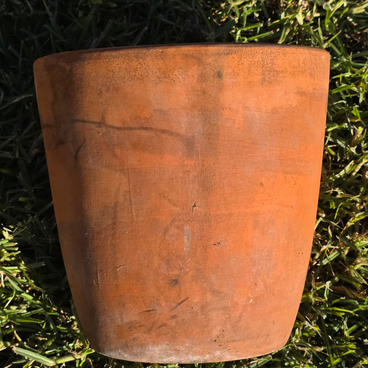 Vintage PMDI Terracotta Pot Pottery Mfg Mexico Heavy Clay Flower Planter 9"