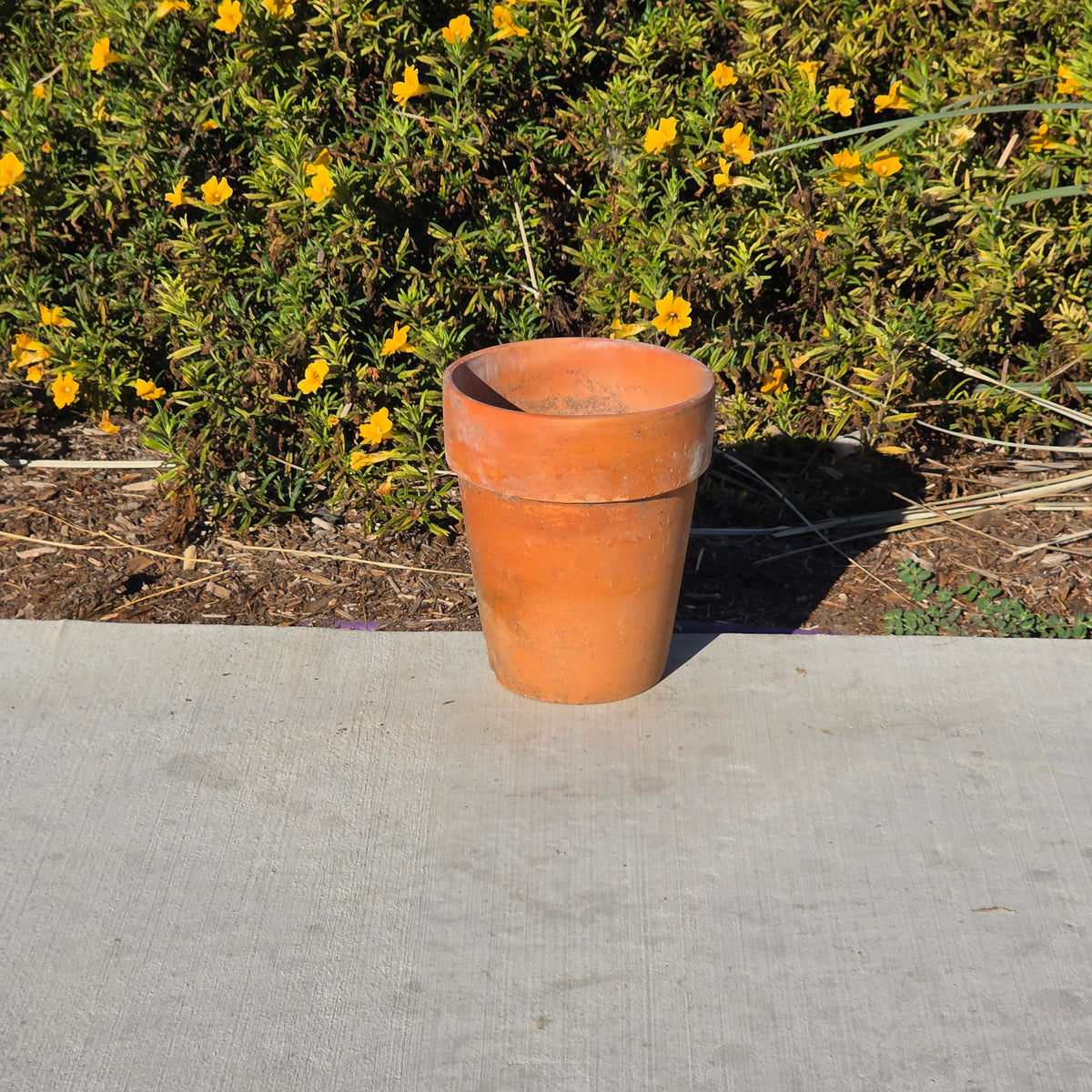 Vintage Norcal Terracotta Long Tom Planter Pot Tall Clay Garden Flower 7" x 8"