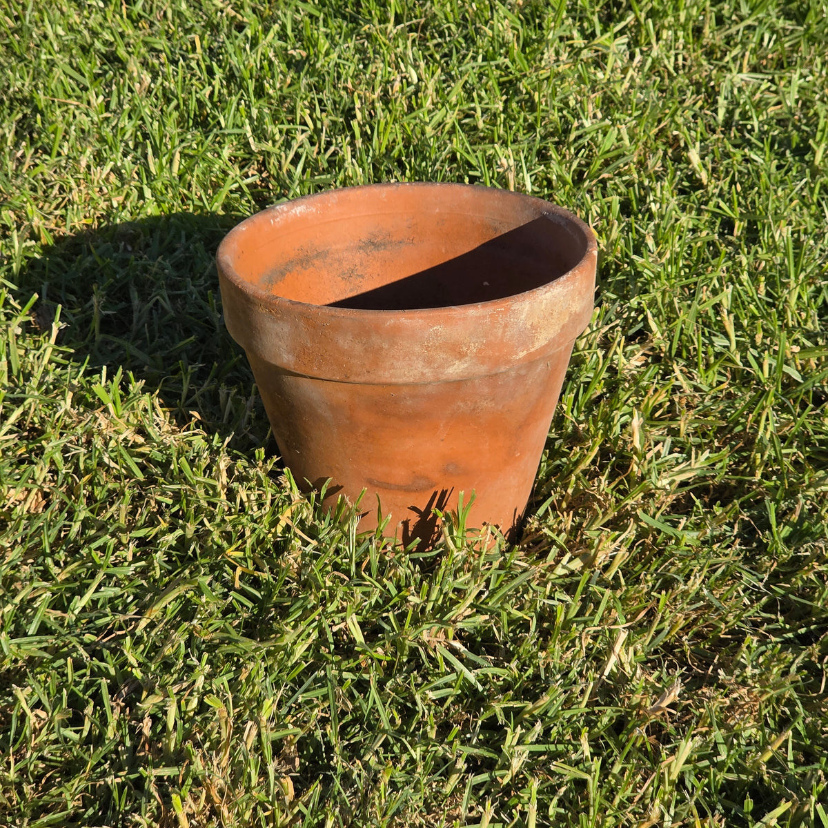Vintage Italian Terracotta Planter Pot Classic Clay Garden Flower Italy 8.5x7.5