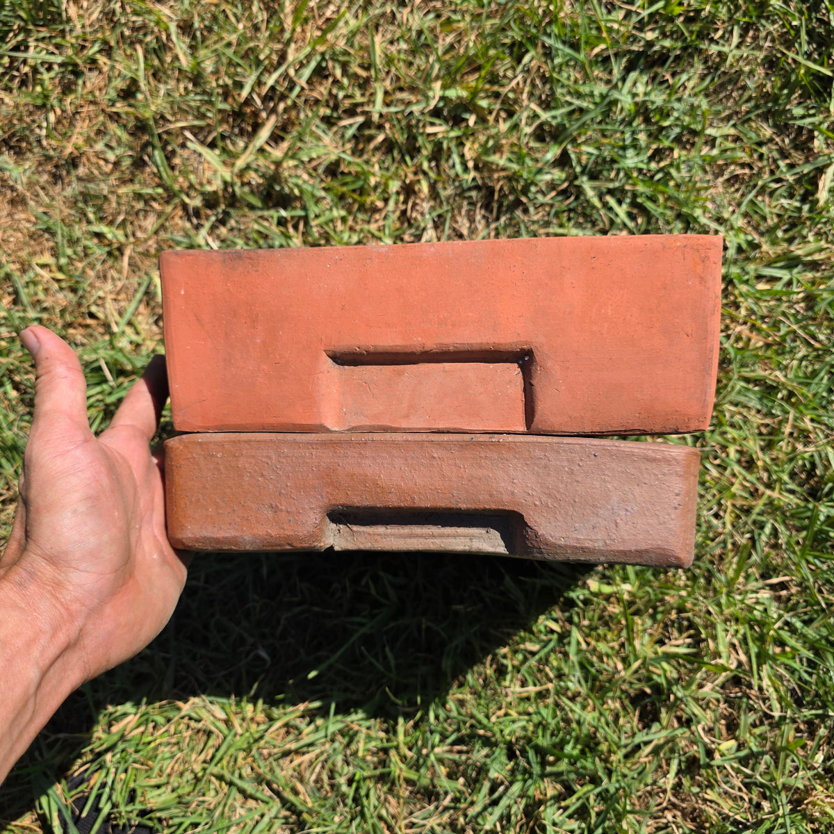 Vtg Toscana Terracotta Bonsai Planter Pot Square Succulent Cachepot with Saucer (Copy)