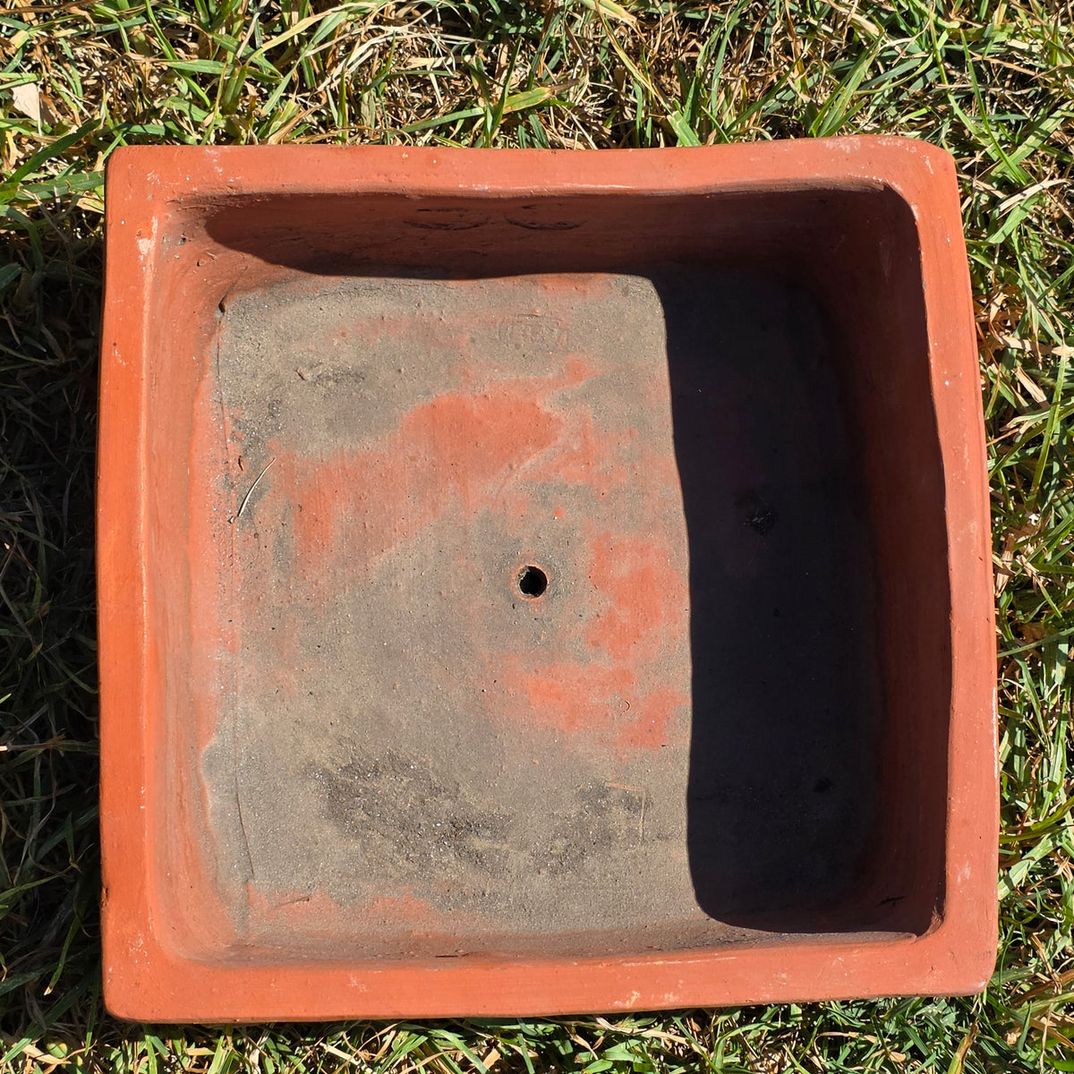 Vintage Toscana Terracotta Bonsai Planter Pot Square Succulent Cachepot