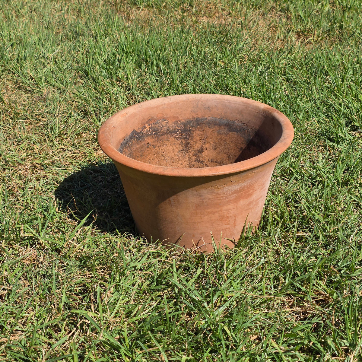 Vintage Terracotta Planter Large Italian Azalea Pot Rustic Clay Flower Bowl 15"