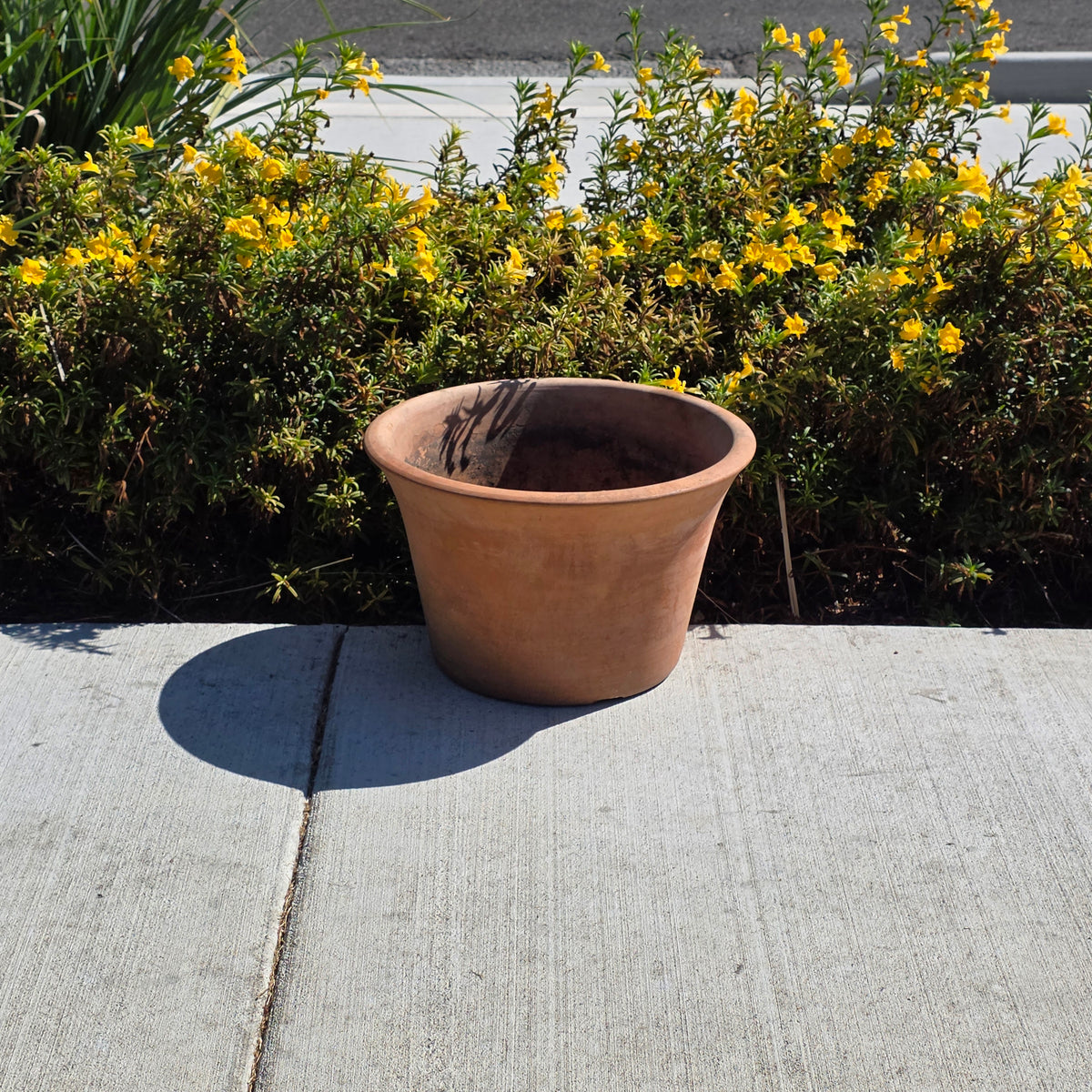 Vintage Terracotta Planter Large Italian Azalea Pot Rustic Clay Flower Bowl 15"