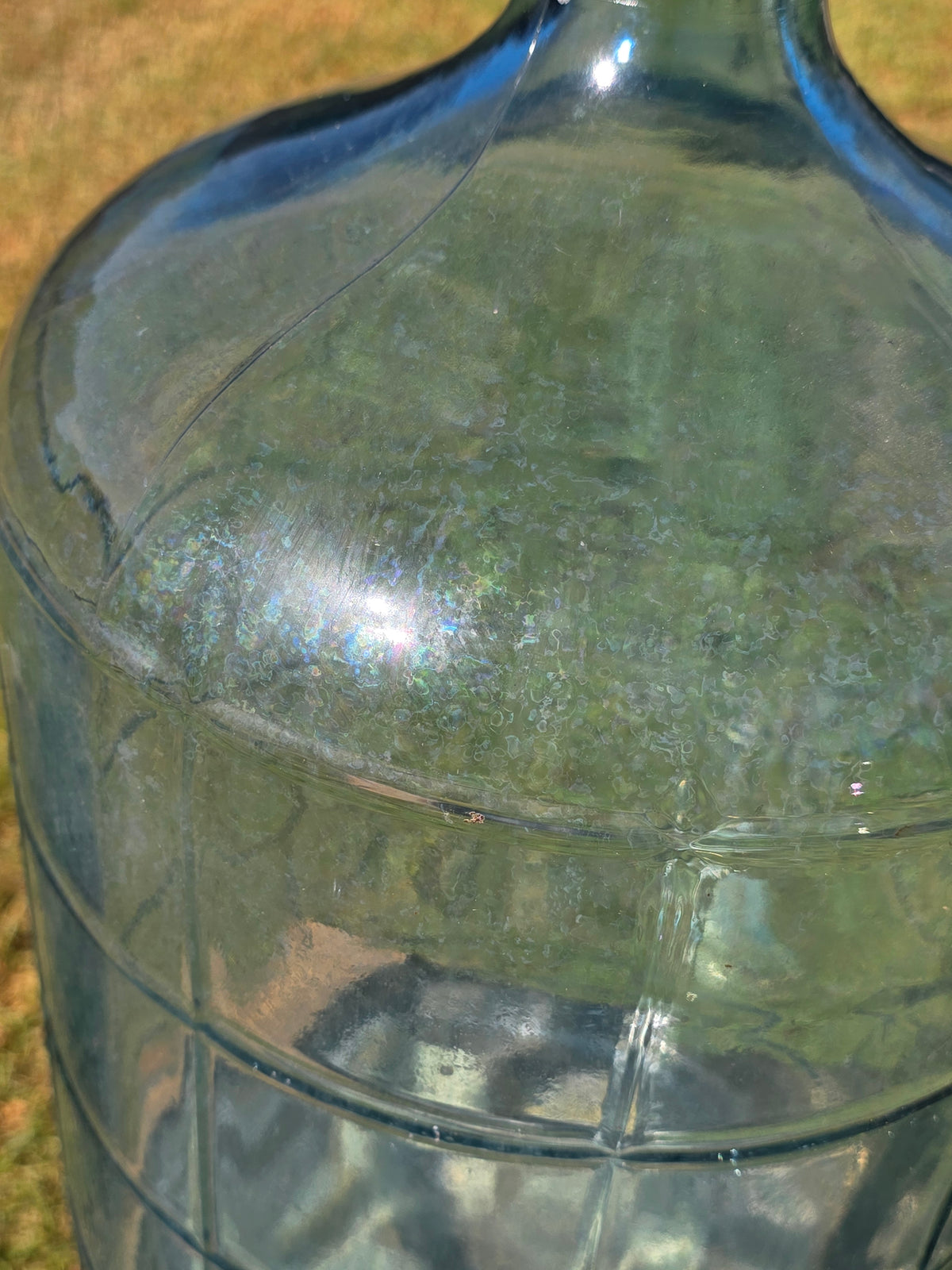 Vintage 1971 Sparklettes Blue Glass Carboy 5 Gallon Water Bottle Jug Los Angeles