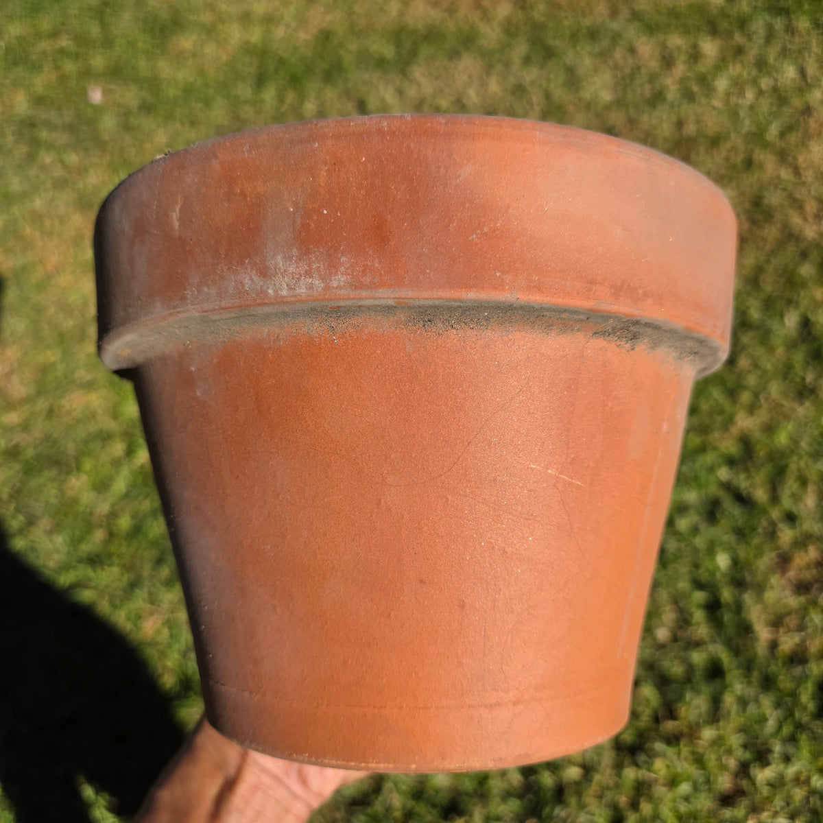 Pair of 2 Vintage ITERRA Terracotta Planter 8" Italian Clay Pots (Made in Italy)