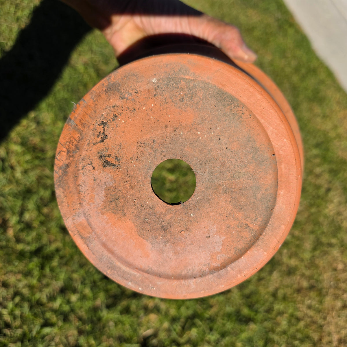 Pair of 2 Vintage ITERRA Terracotta Planter 8" Italian Clay Pots (Made in Italy)