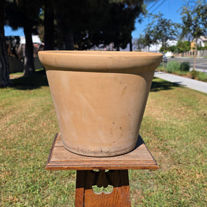 Vintage US Pottery Terracotta Planter 12" MCM Large Clay Flower Pot Made in USA