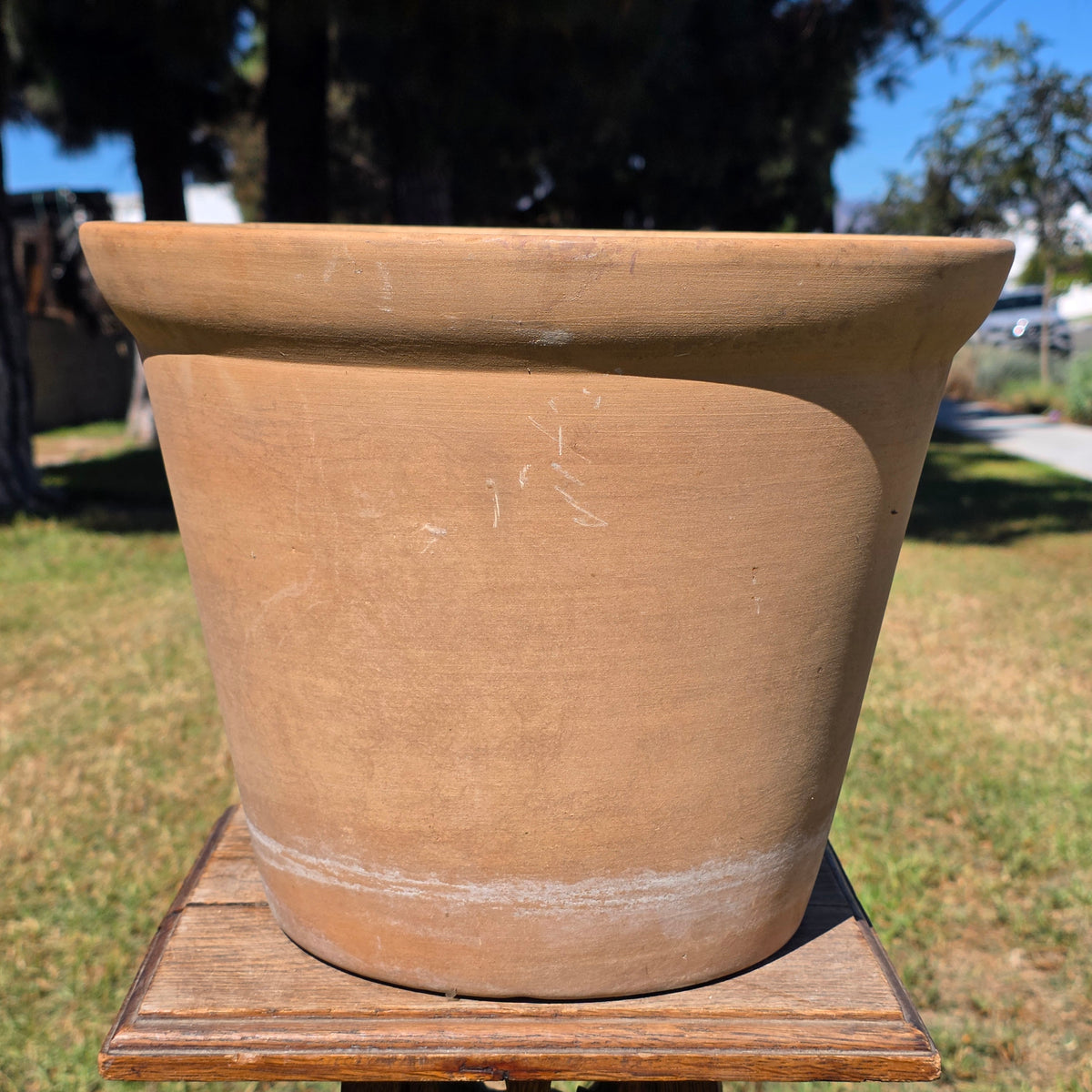 Vintage US Pottery Terracotta Planter 12" MCM Large Clay Flower Pot Made in USA (Copy)