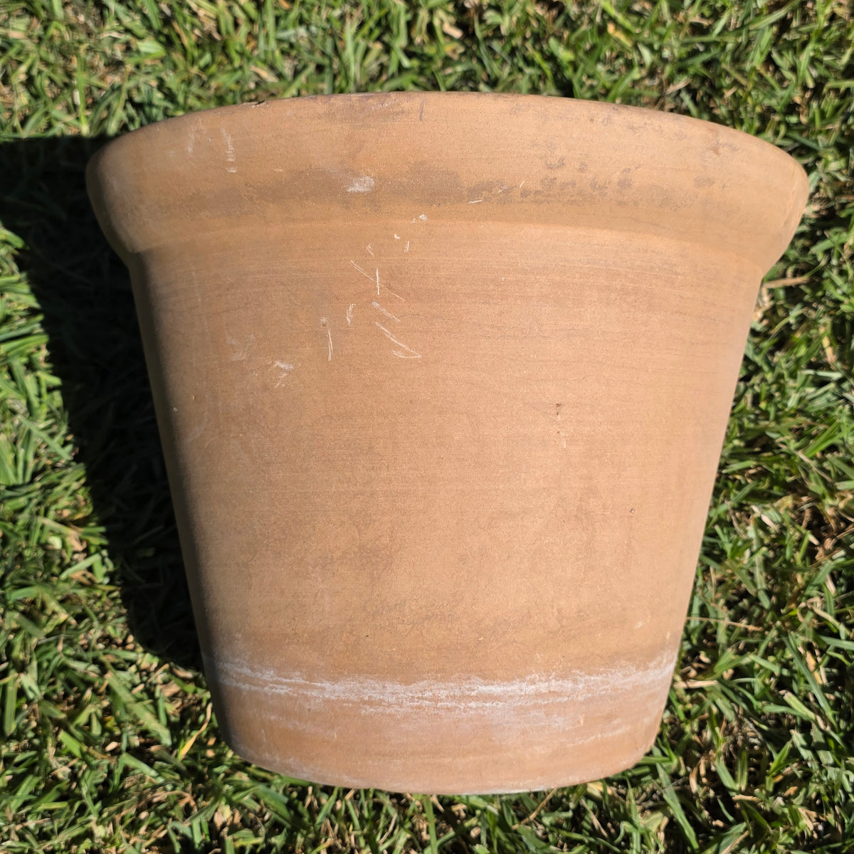 Vintage US Pottery Terracotta Planter 12" MCM Large Clay Flower Pot Made in USA (Copy)