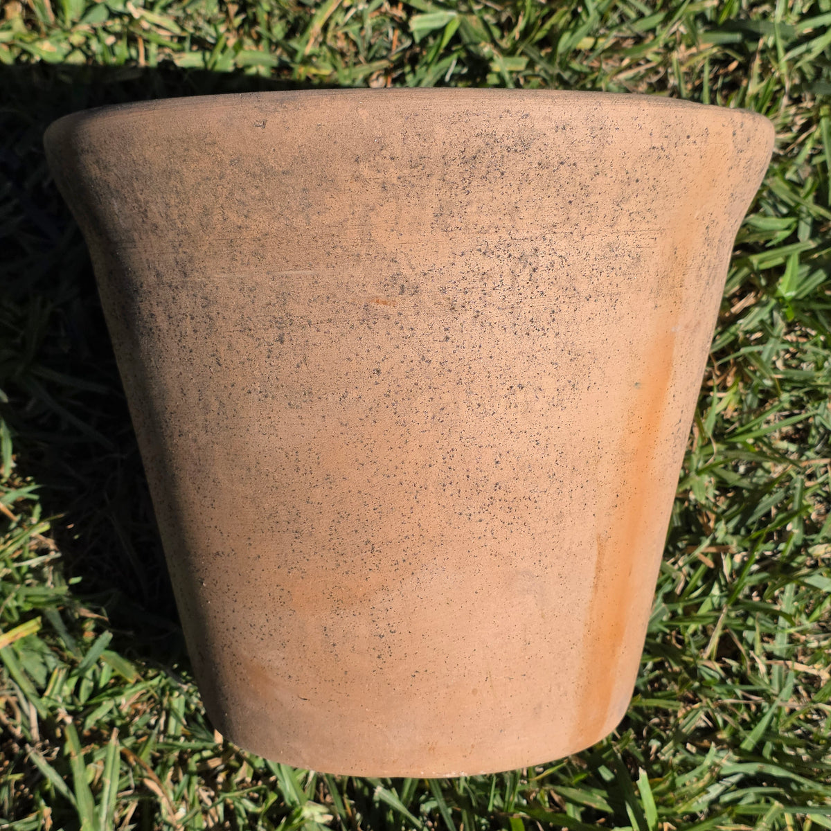 Vintage Terracotta Planter Pot Weathered Clay 10" Flower Rustic Patina Standard