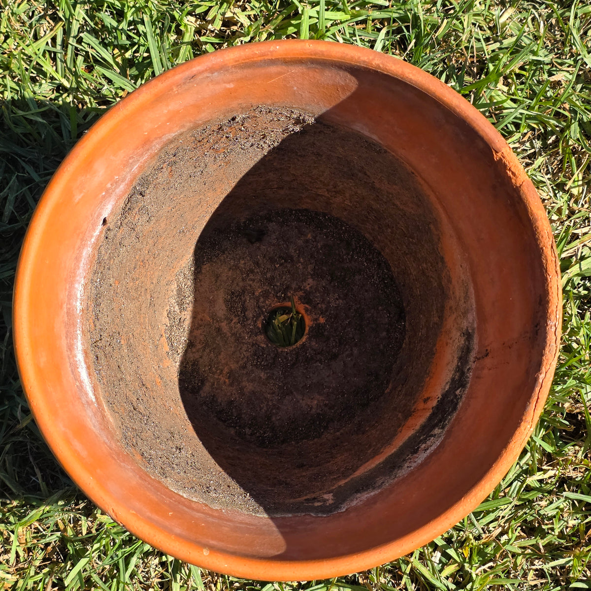 Vintage Terracotta Clay Planter Pot 11" Standard Rim Flower Garden Aged Patina