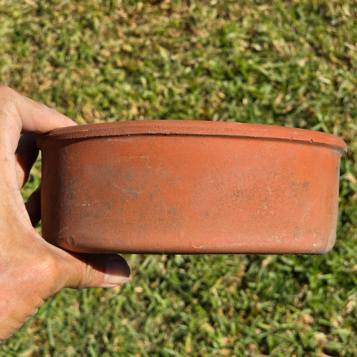Vintage Terracotta Seed Pan Planter Bowl 7" Clay Bulb Succulent Bonsai Pot