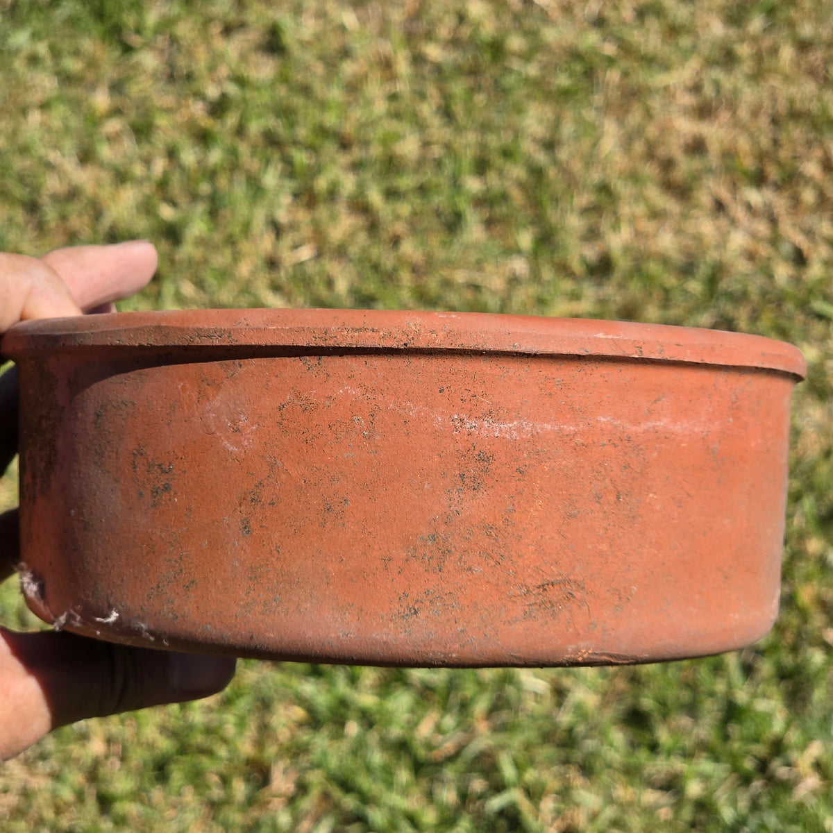 Vintage Terracotta Seed Pan Planter Bowl 7" Clay Bulb Succulent Bonsai Pot