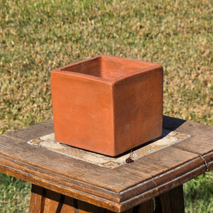 MCM Vintage Bennington Potters 1844 Terracotta Square Planter Cachepot David Gil