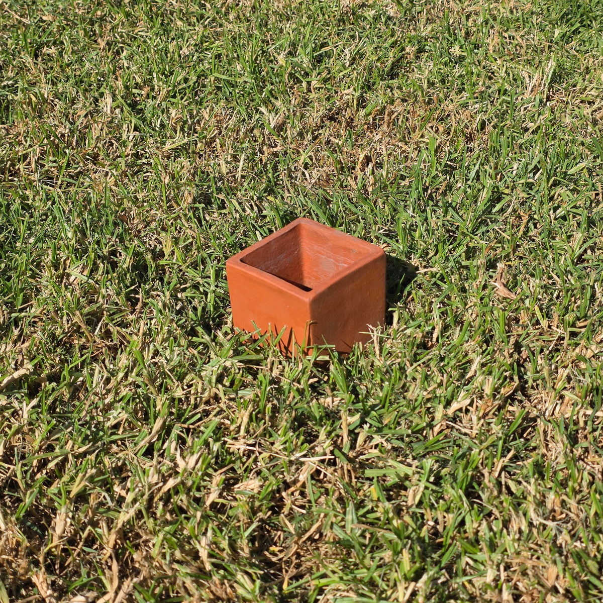 MCM Vintage Bennington Potters 1844 Terracotta Square Planter Cachepot David Gil
