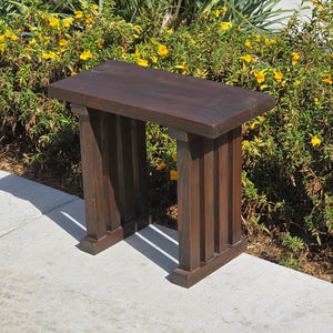 Vintage Mission Style Solid Wood Plant Stand Arts Crafts Accent End Table 20"