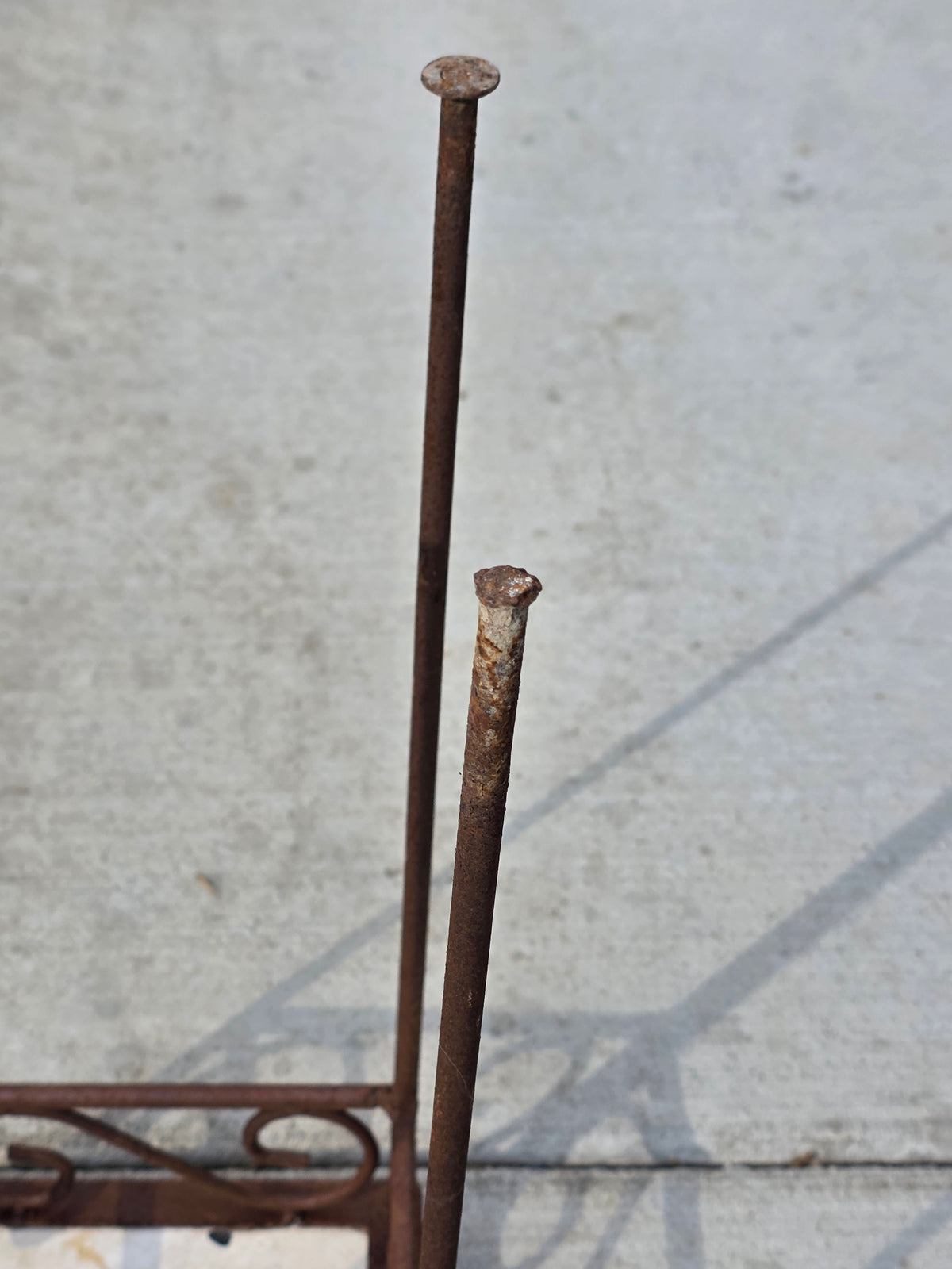 Mosaic Tile Top Plant Stand Square Sunflower Iron Rustic Garden Vintage