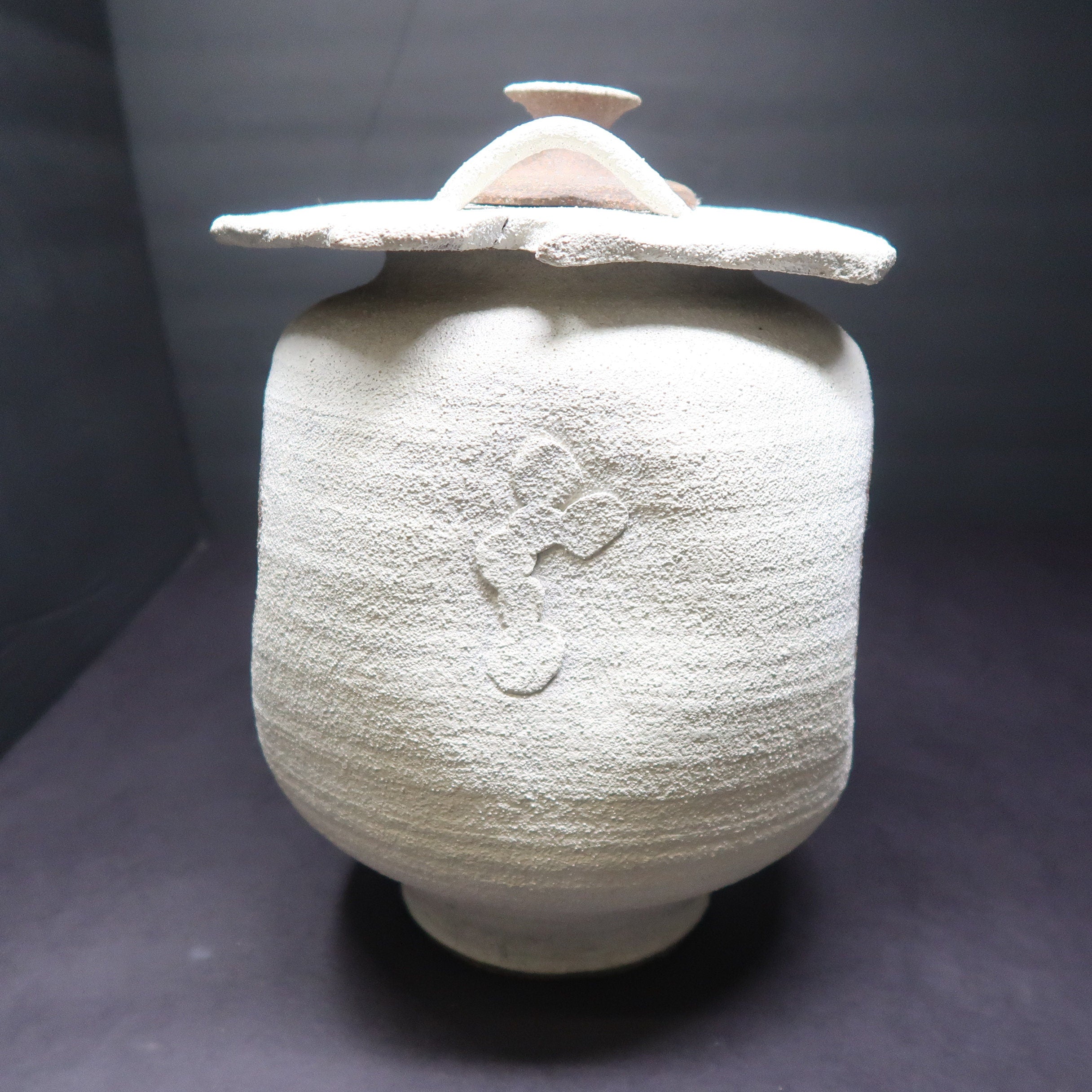 Stoneware Wine Sake Tea Pot Cup Set Handcrated Pottery Signed by Artist