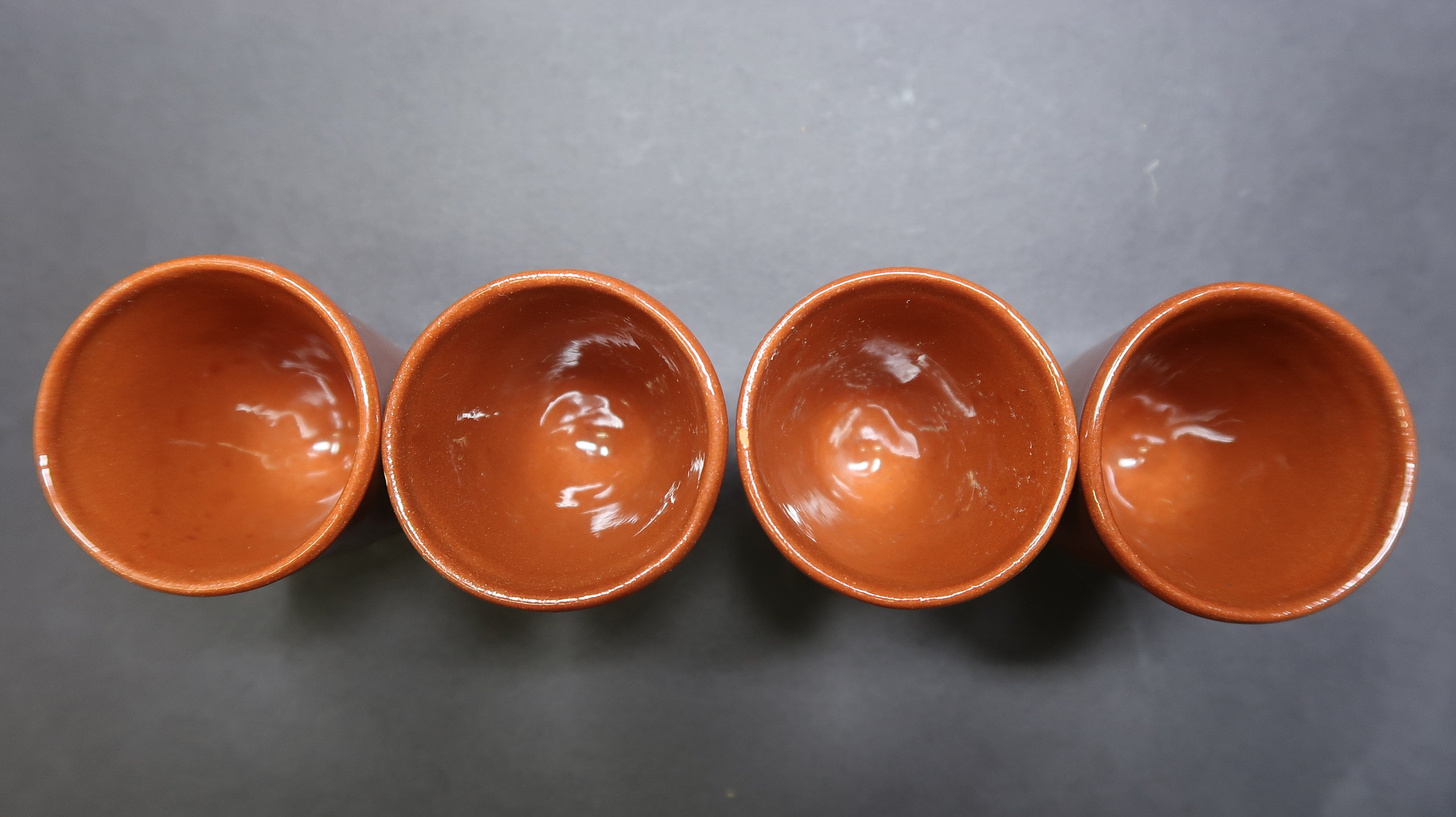 Vintage Wieland Ware Tequila Shooter Shot Glass Set Pottery