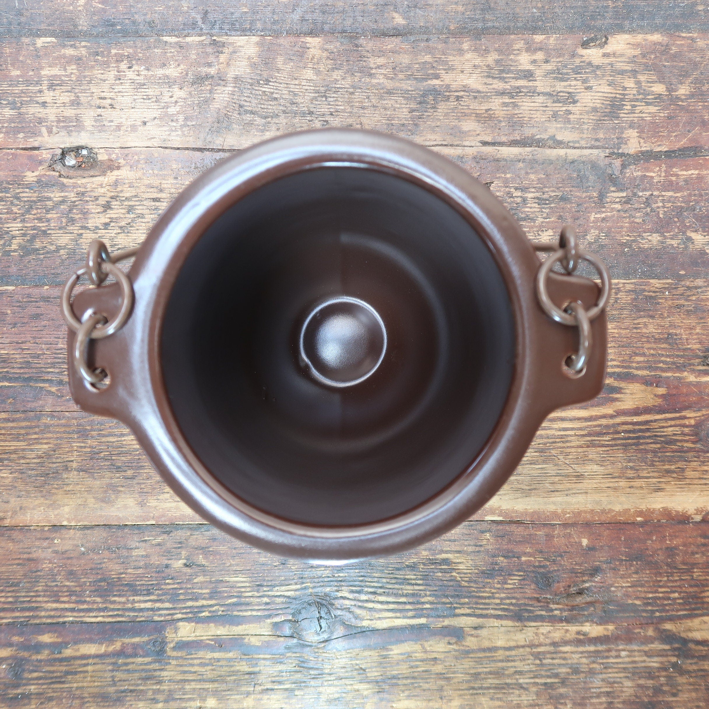 Ceramic Hanging Planter Plant Flower Pot Dragonfly Hand Made 6" x H 7.5" (U.S Free Shipping)