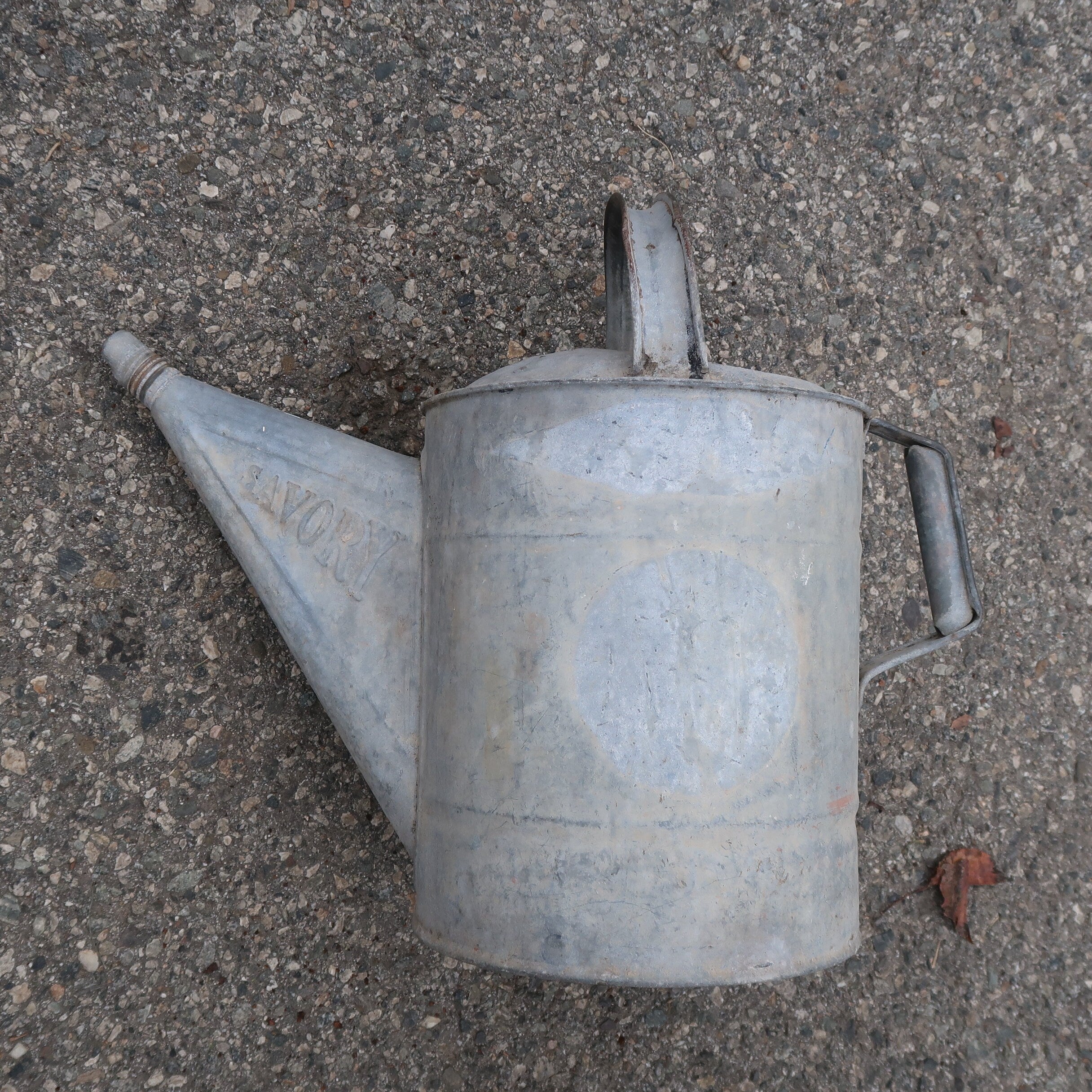 Vintage Savory Co. Galvanized Watering Can 2 Gal