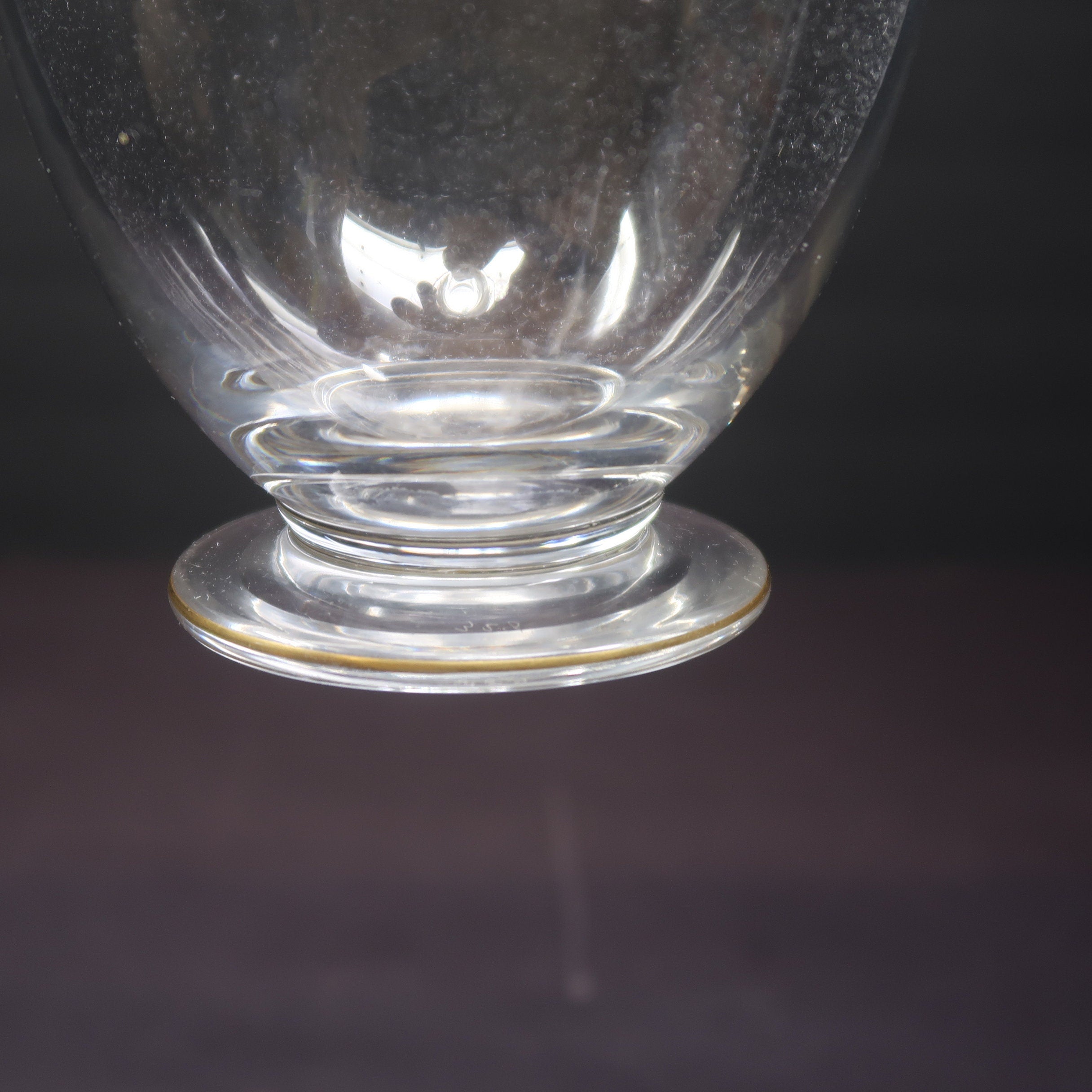 Antique Crystal Wine Decanter Marked 328 (No Stopper ) 10" H