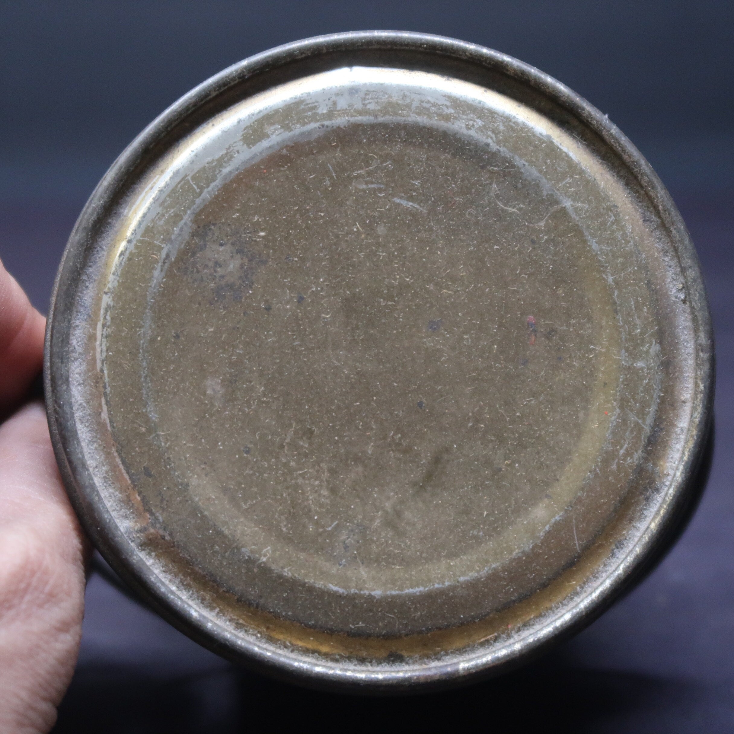 Credo Brand Peanut Butter 1 Lb. Tin Pail Cream Dove Mfg. Co Inc. Binghamton, NY