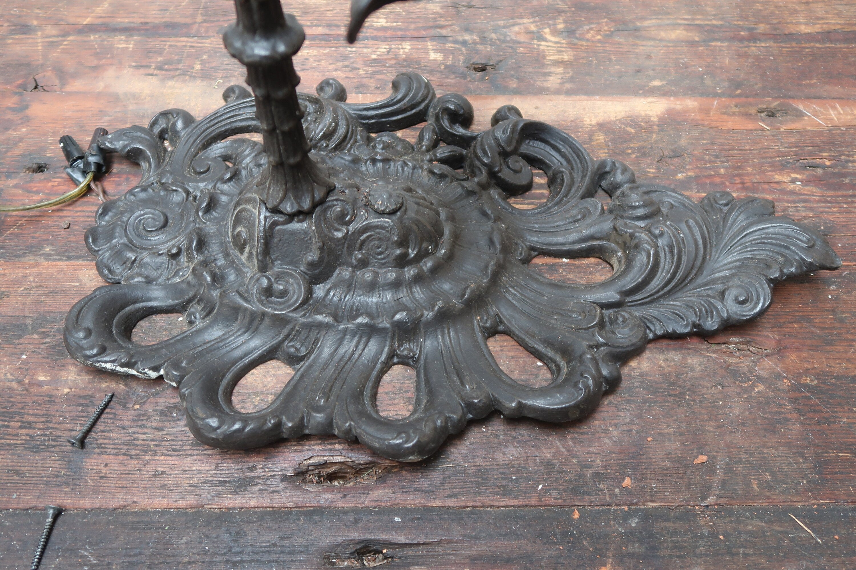 Vintage MC. Co. GIM Wall Sconce Wire Electric Wall Hanging Lamp 1950s