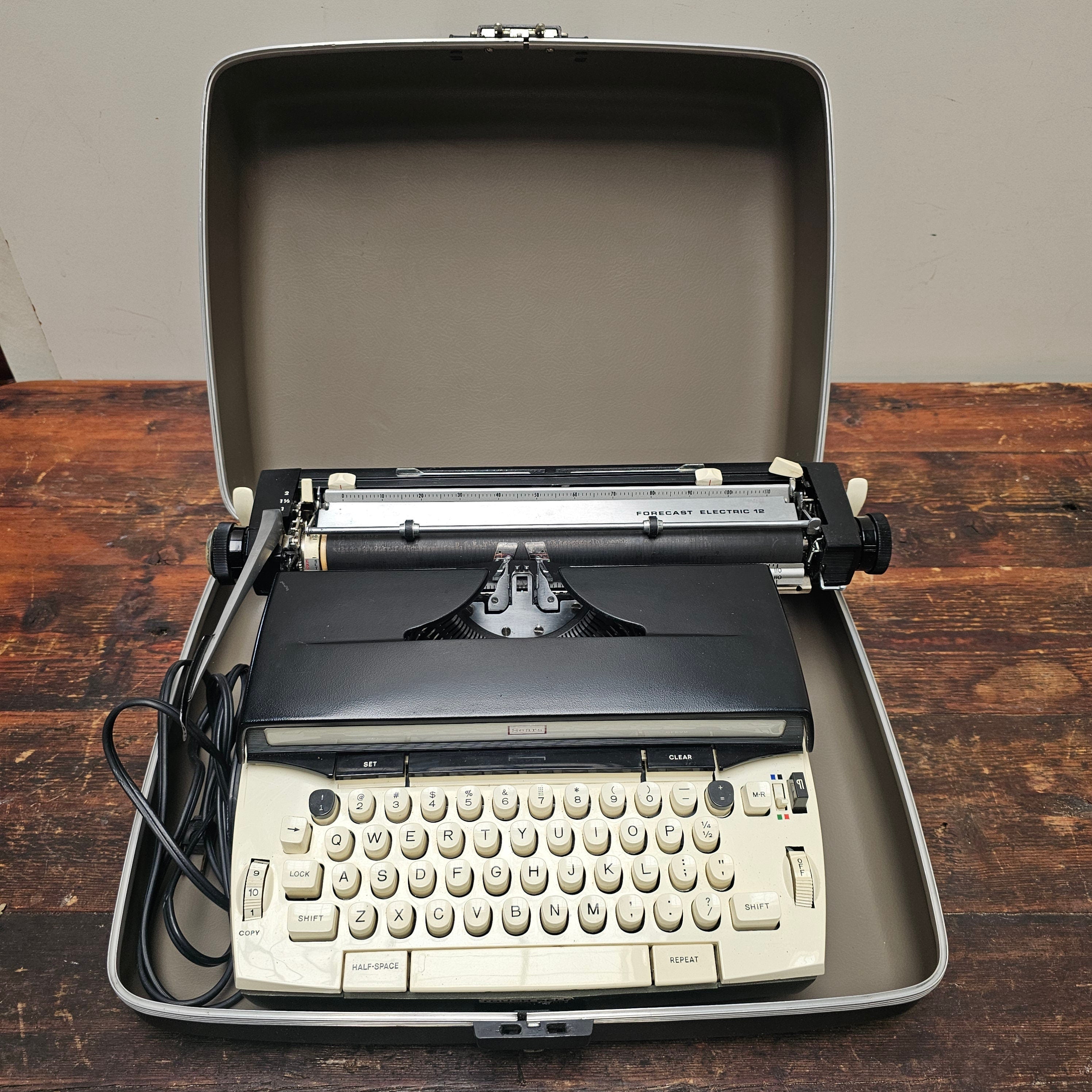 Vintage Sears Forecast Electric 12 With Case (Sold As Is)