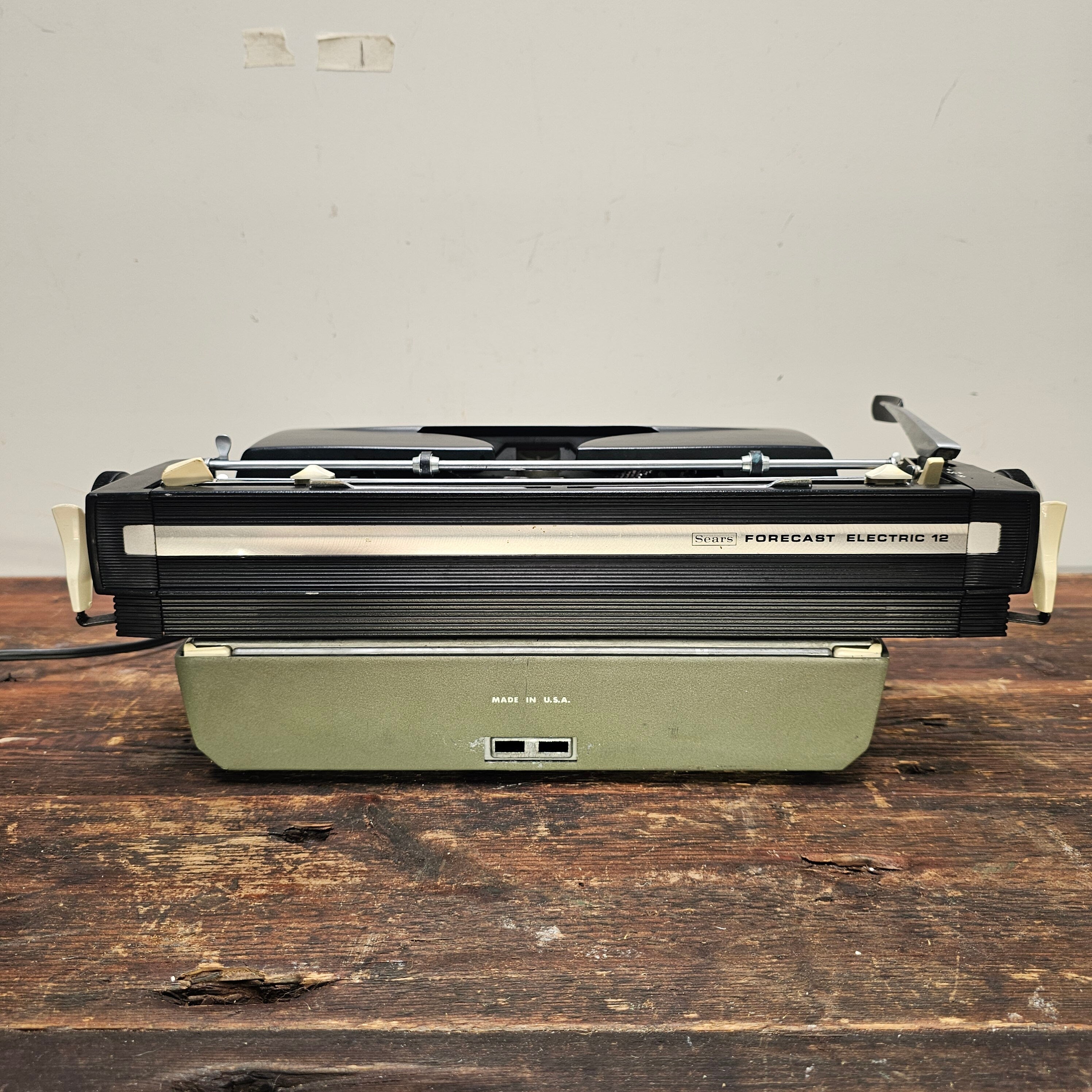 Vintage Sears Forecast Electric 12 With Case (Sold As Is)