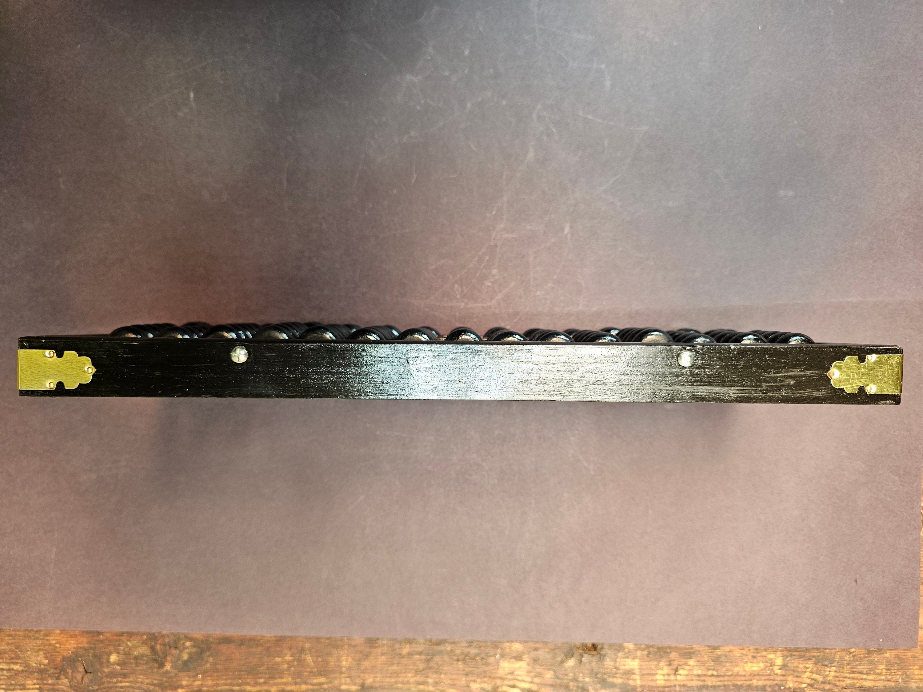 Vintage 15 Rows (105 Beads) Chinese Wooden Beads Arithmetic Abacus Calculator