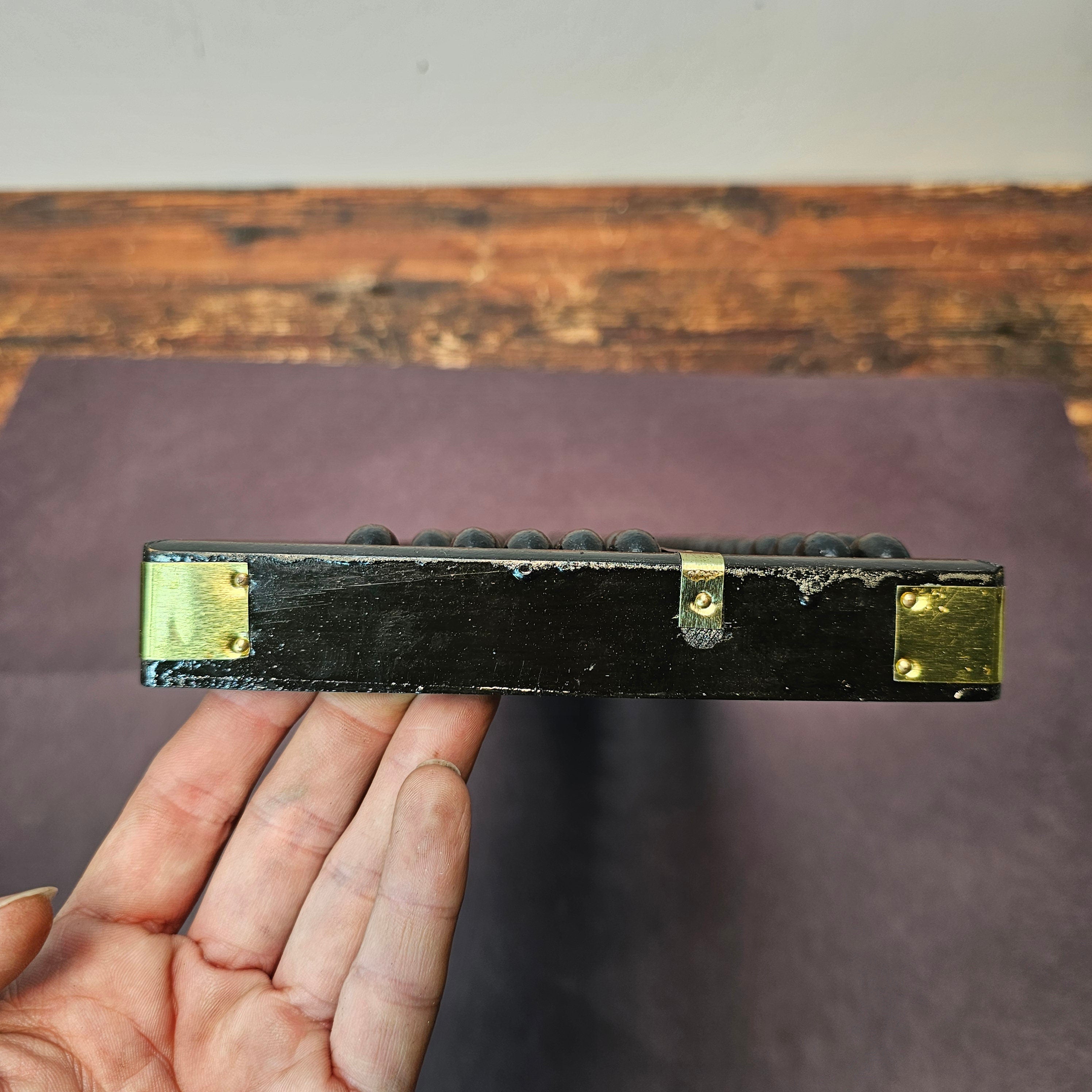 Vintage 15 Rows (105 Beads) Chinese Wooden Beads Arithmetic Abacus Calculator