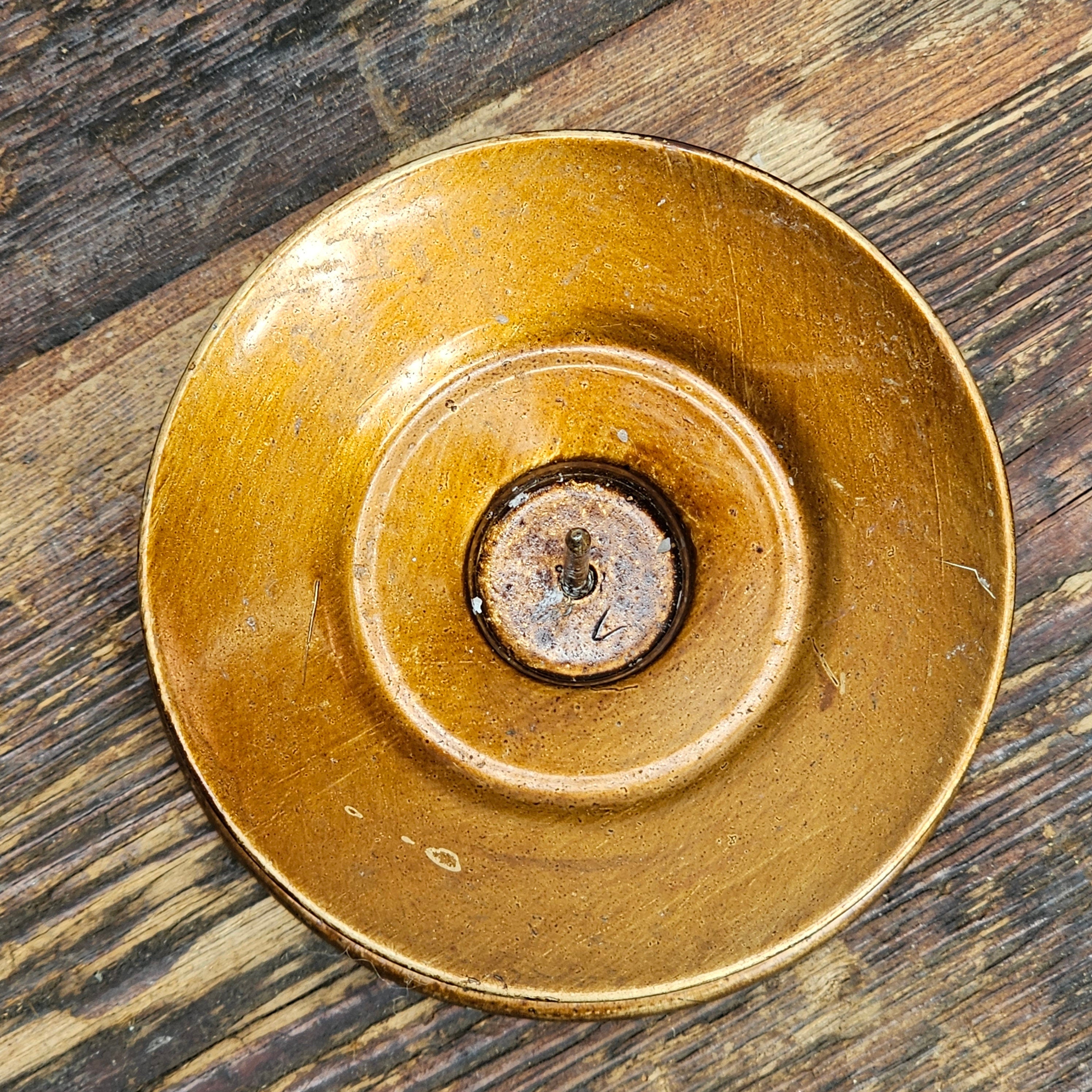 Ornate Asian Style Resin Candle Holder