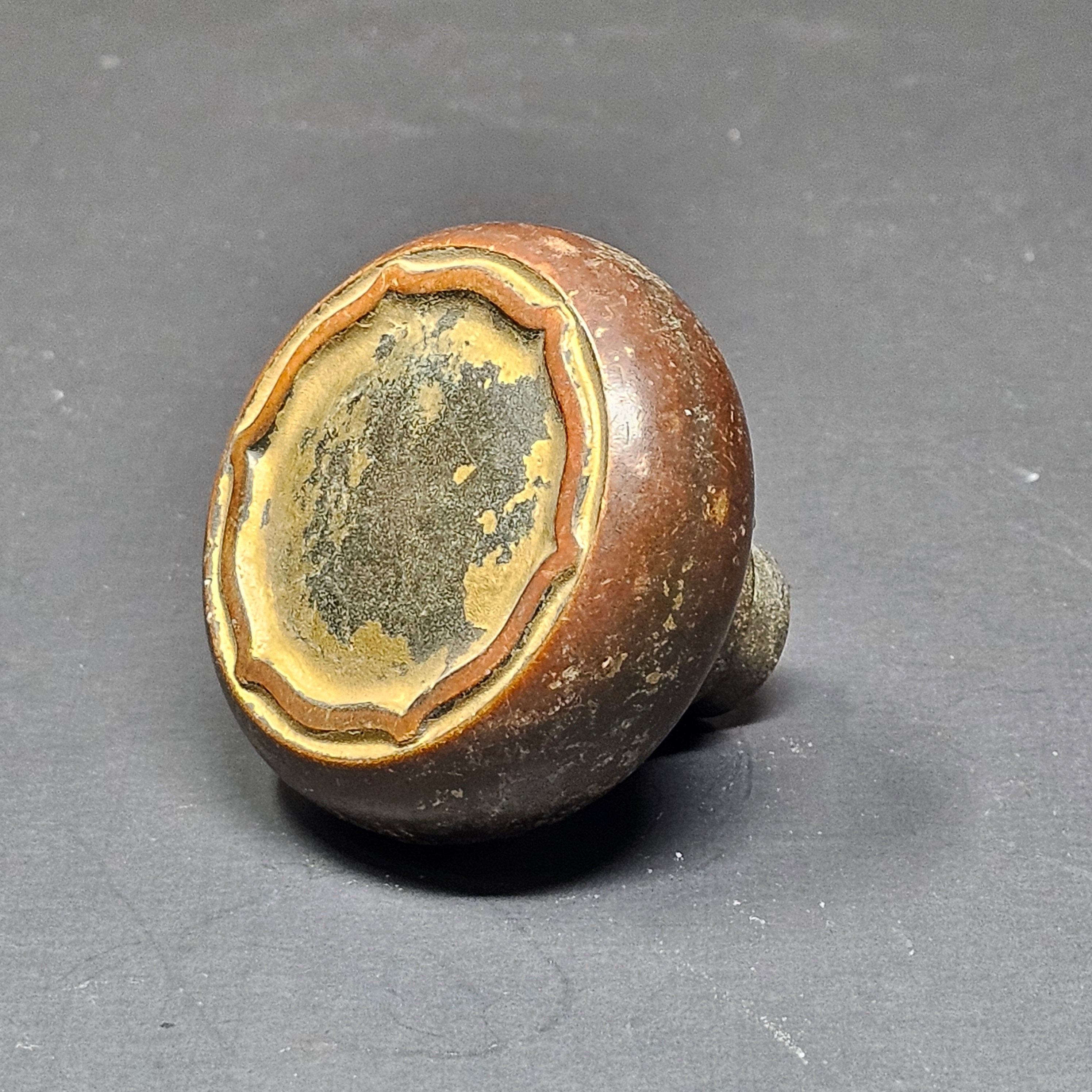 Antique Single Door Knob Solid Brass