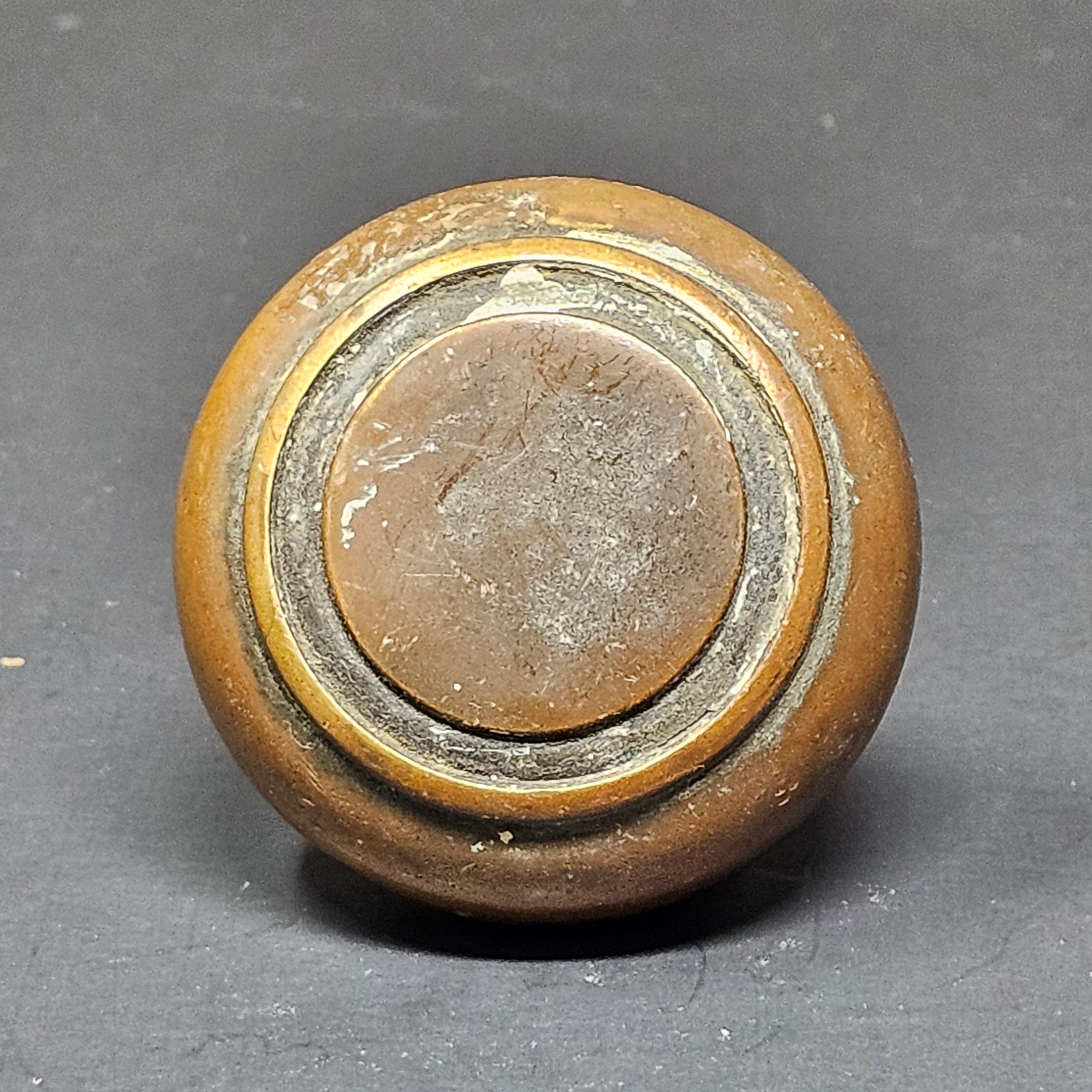 Antique Single Door Knob Solid Brass