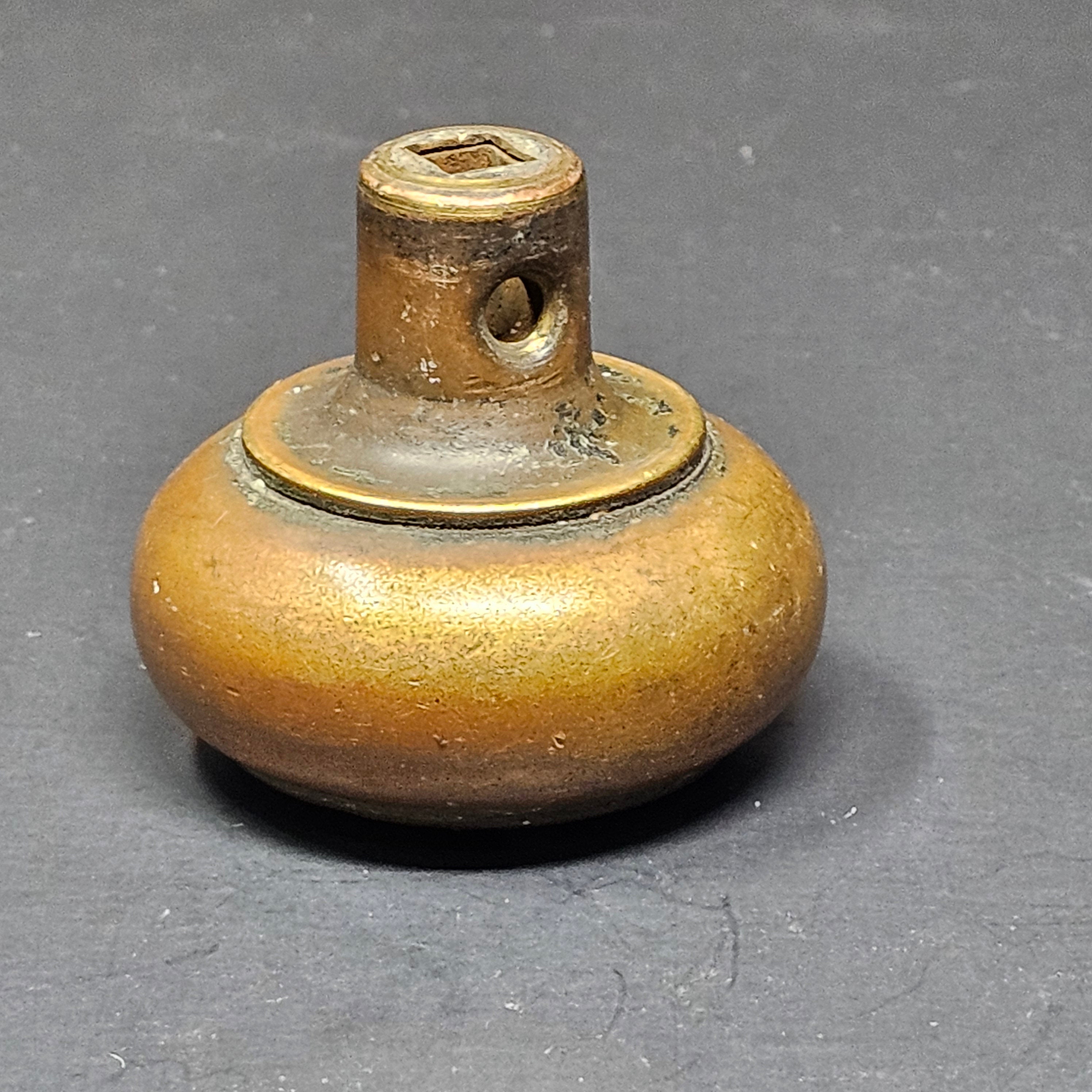 Antique Single Door Knob Solid Brass