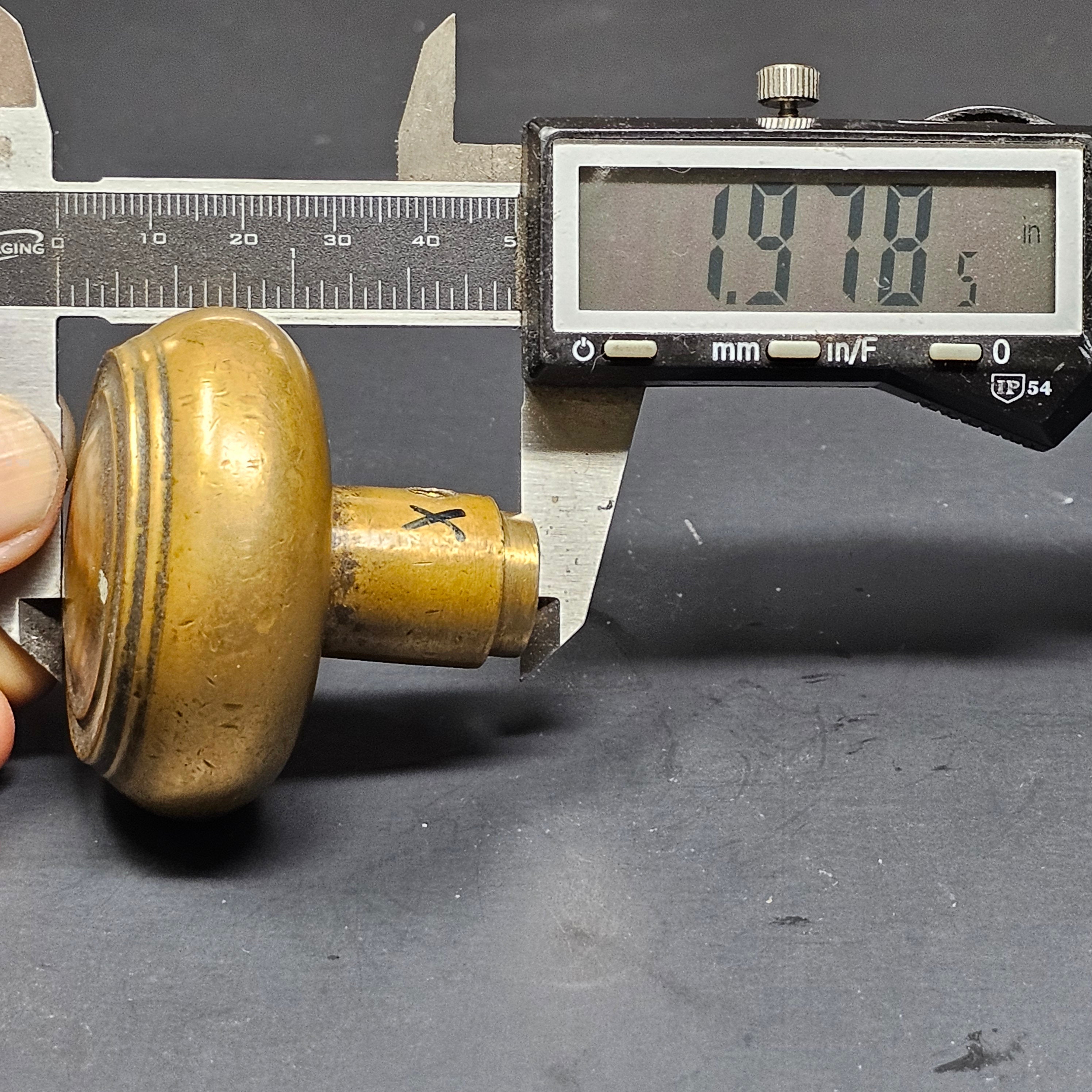 Antique Single Door Knob Solid Brass