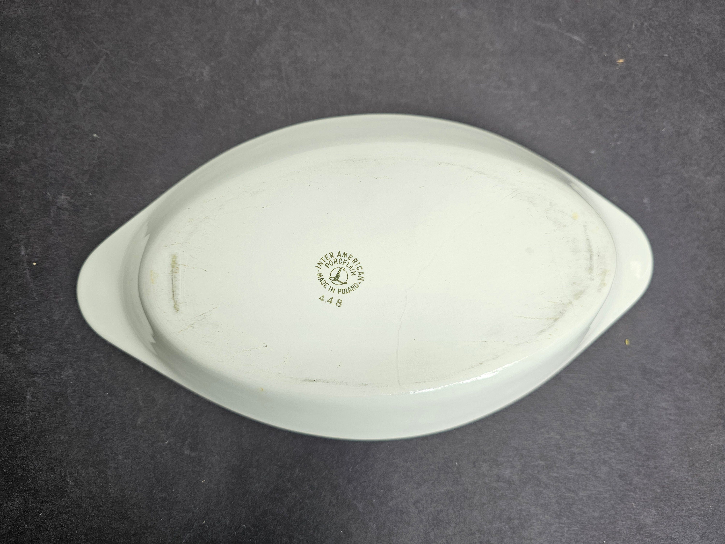 Set of 4 Inter American Porcelain Poland # 4.4.8 Casserole Dish Vintage
